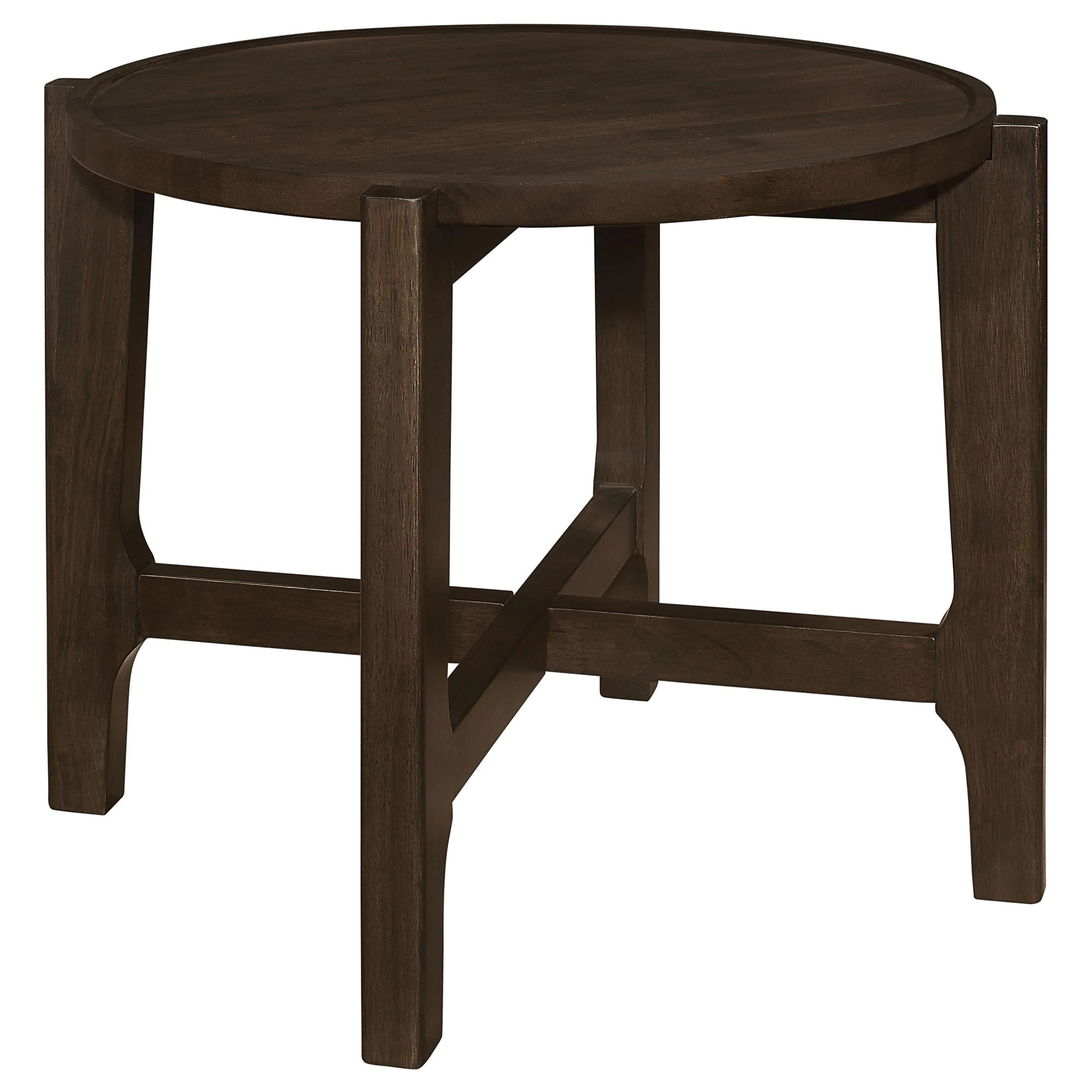Cota Dark Brown 3-Piece Solid Wood Coffee and End Table Set - Image 3