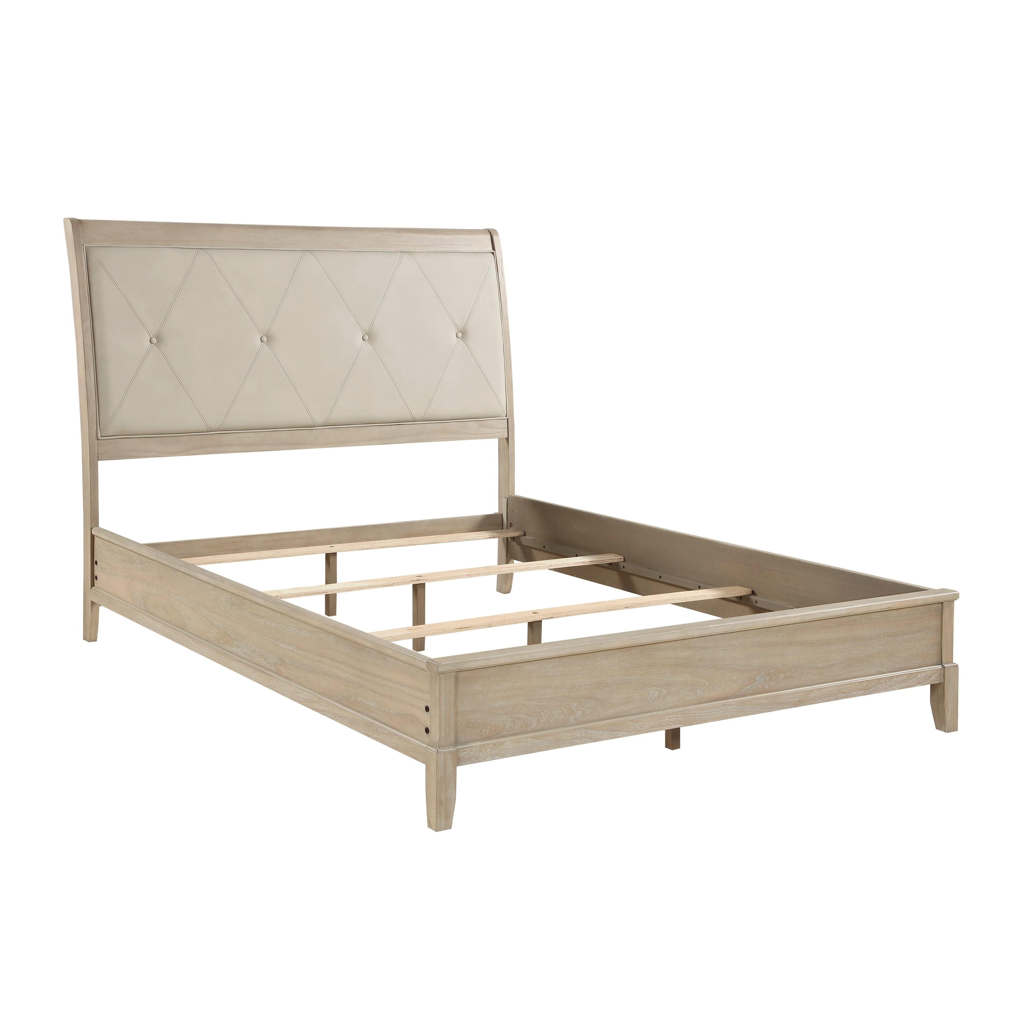 Cotterill Beige King Upholstered Panel Bed - Image 5