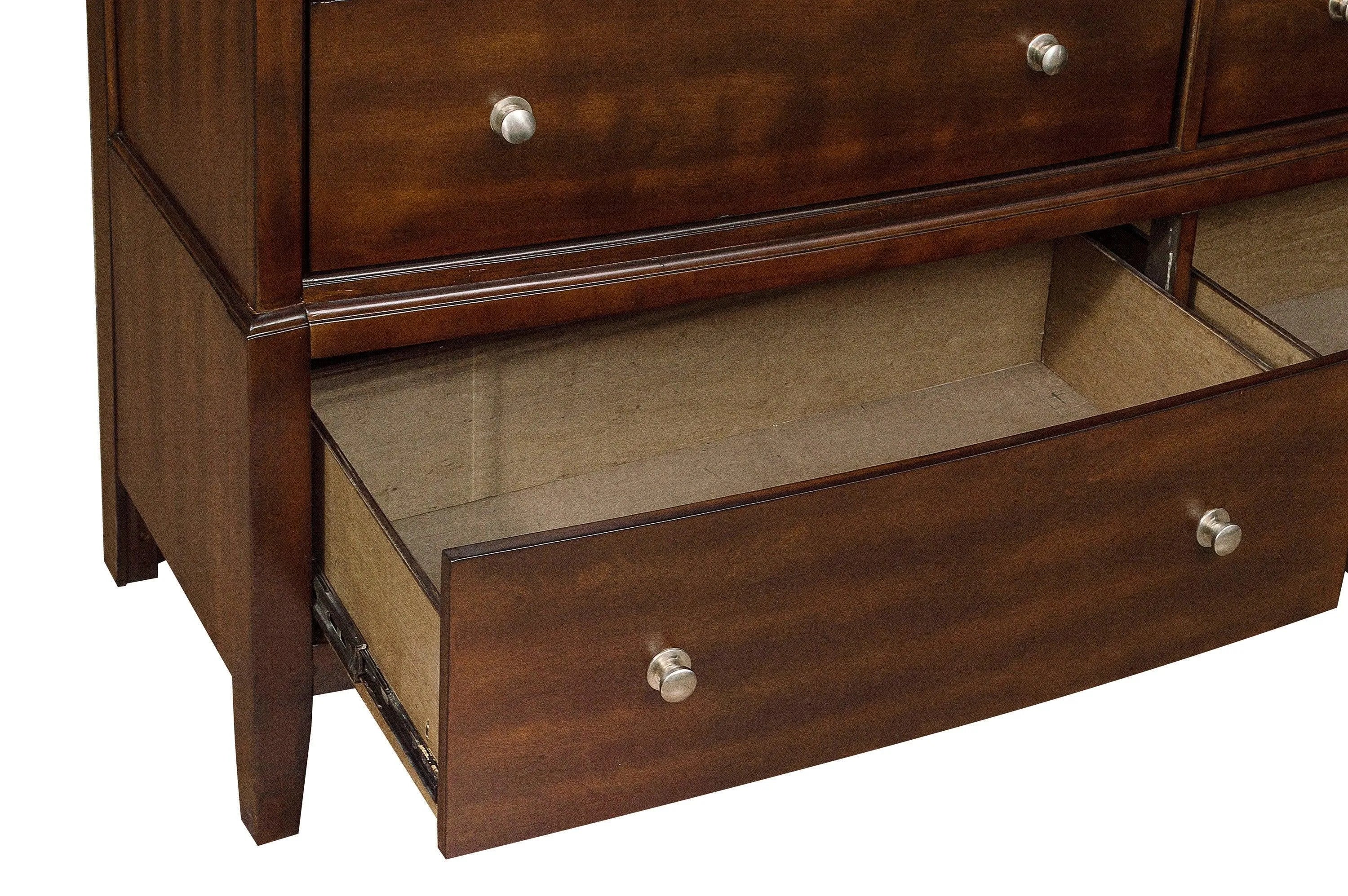 Cotterill Cherry Upholstered Panel Bedroom Set - Image 13