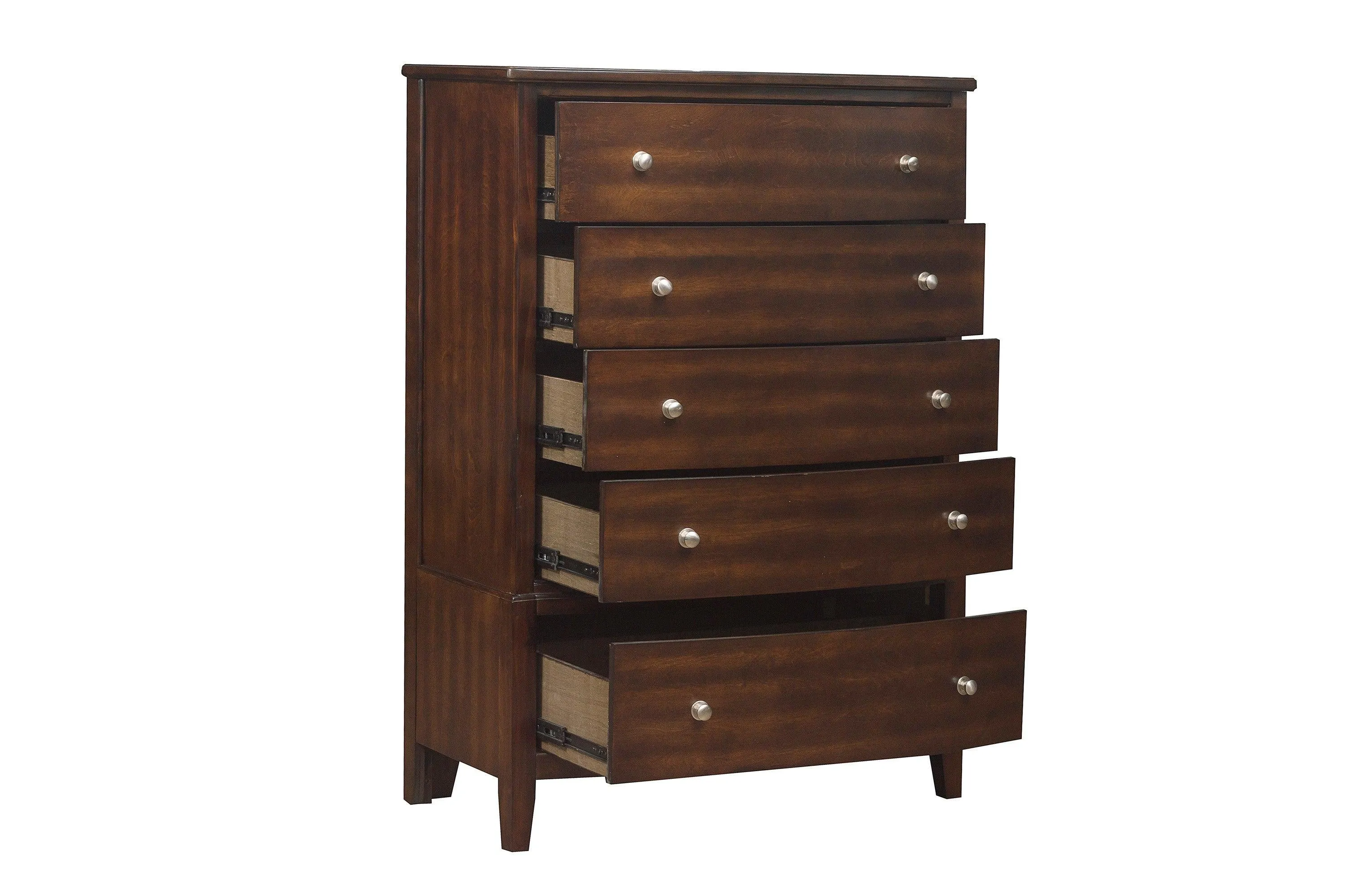 Cotterill Cherry Upholstered Panel Bedroom Set - Image 15