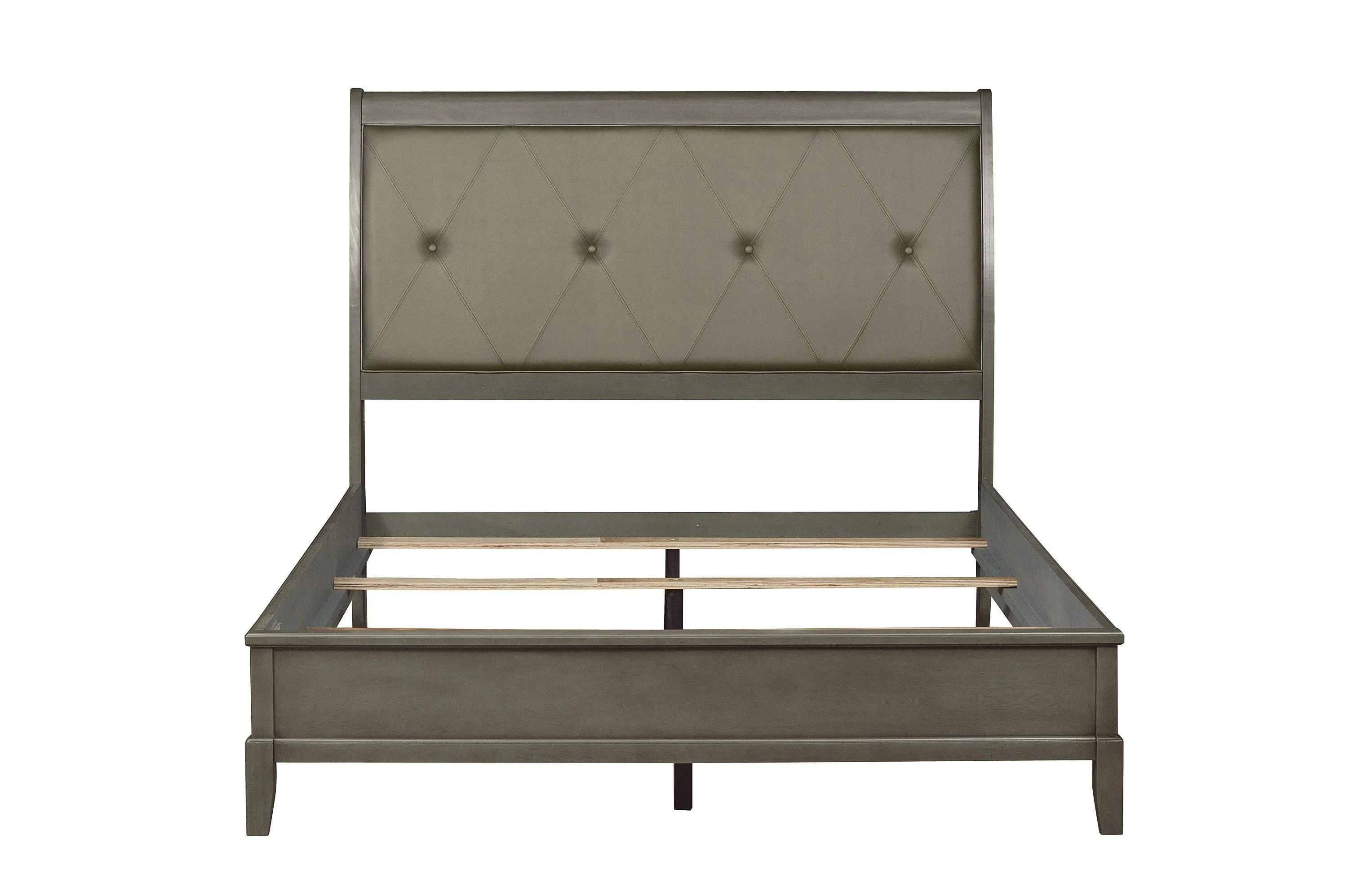 Cotterill Gray Upholstered Panel Bedroom Set - Image 3