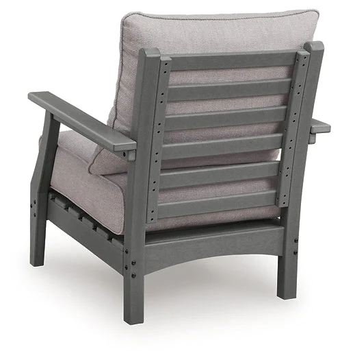 Cove Beach Gray Lounge Chair w/Cushion, Set of 2 - Image 6