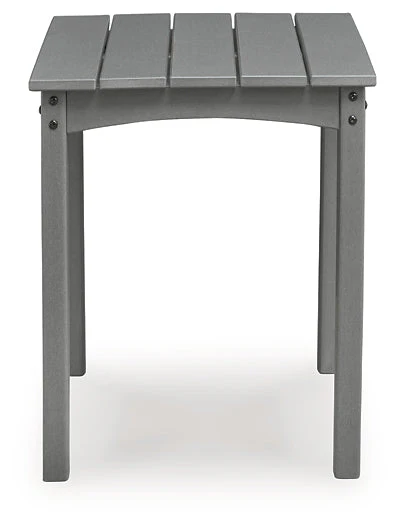 Cove Beach Gray Square End Table - Image 3