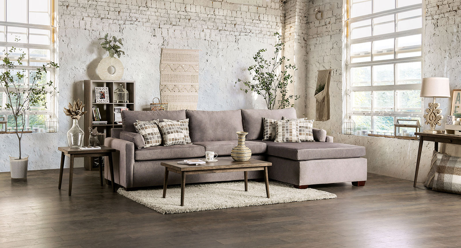 Cramlington Light Gray Sectional
