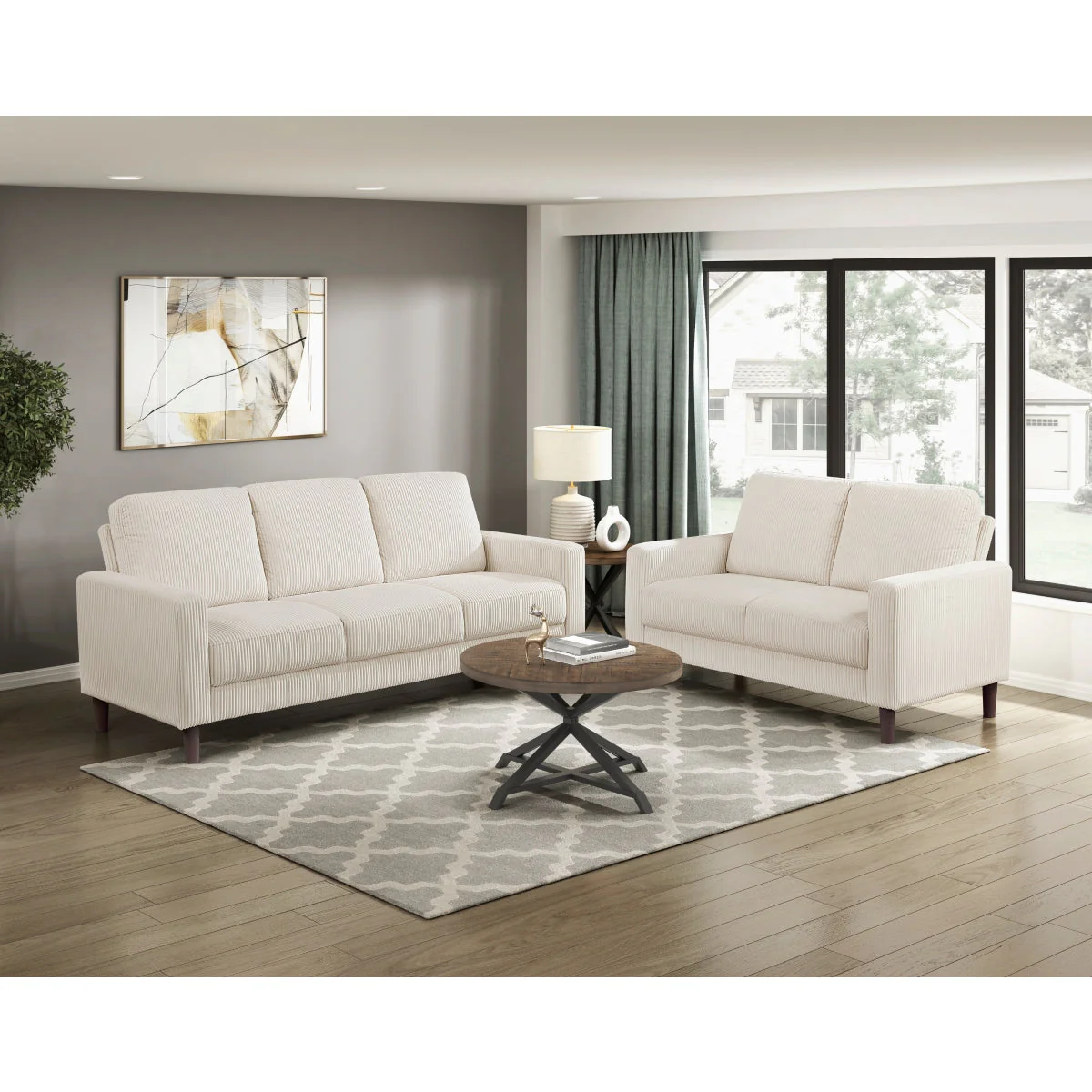 Crandall Beige Sofa - Image 2