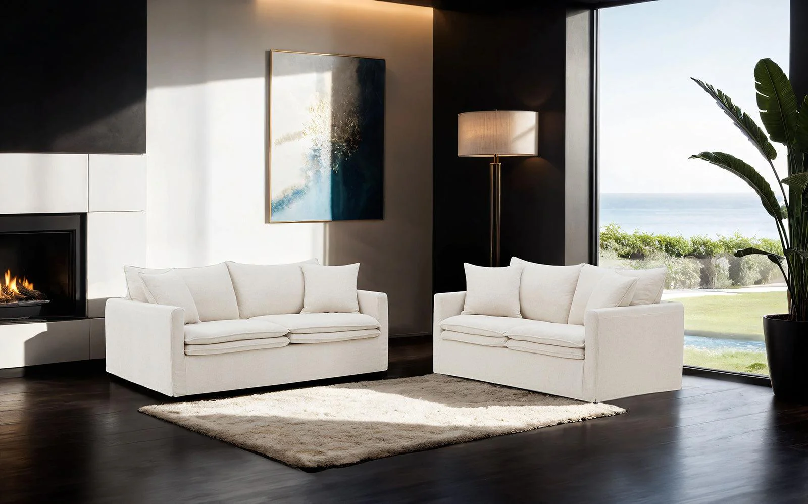 Crayford Taupe Sofa - Image 3