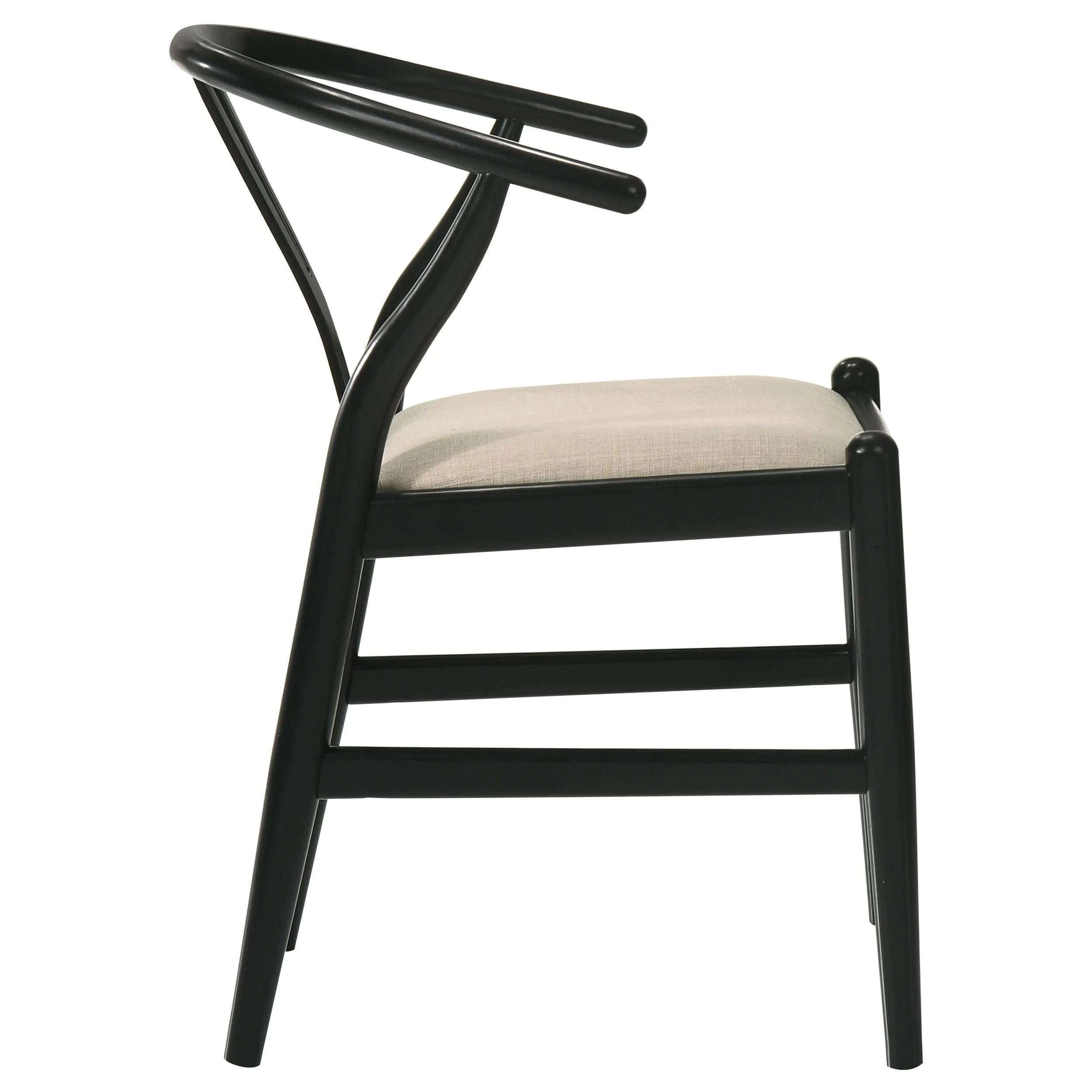 Crestmont Black 5-Piece Dining Set with Extension Leaf - Image 10