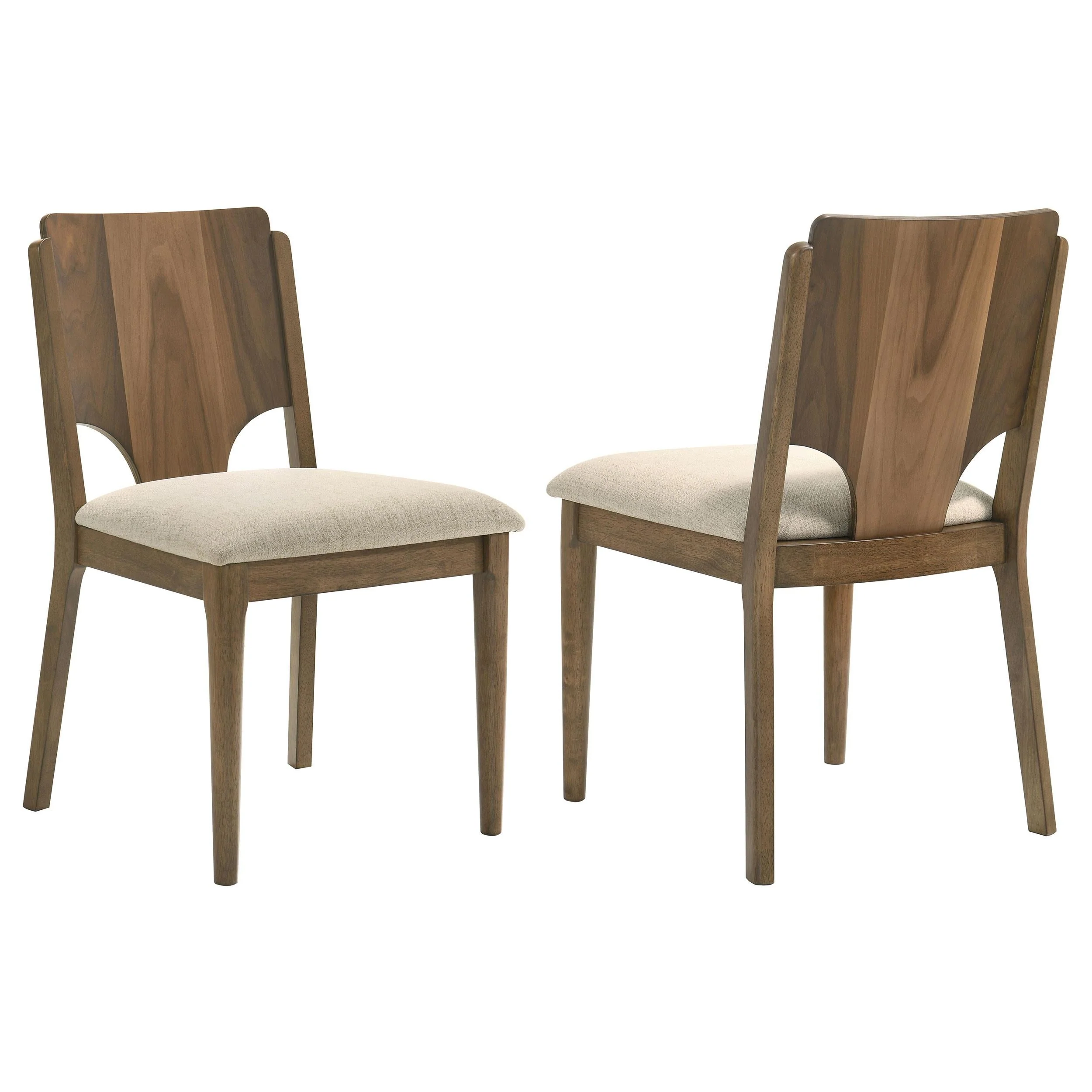 Crestmore Walnut Dining Chair, Set of 2