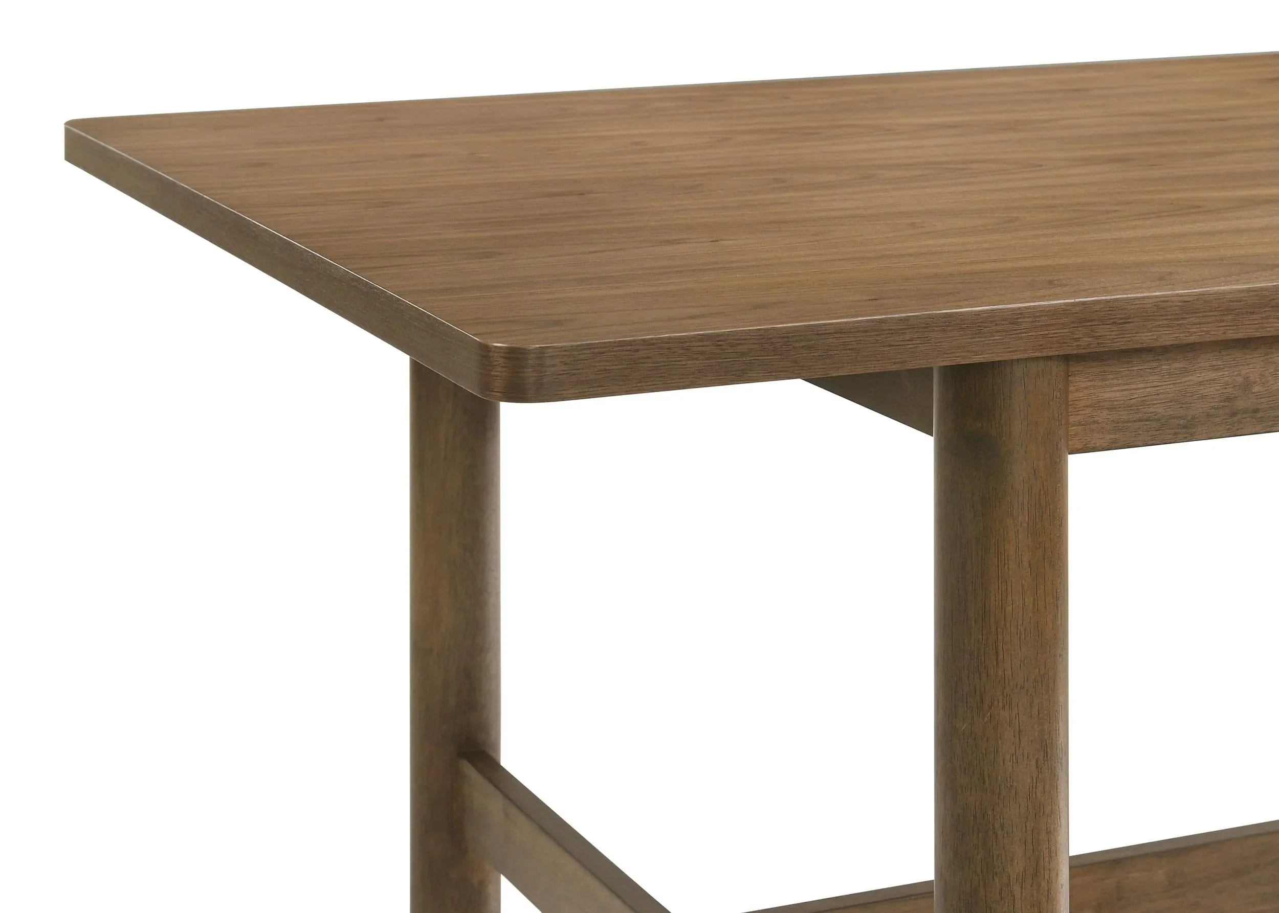 Crestmore Walnut Rectangular Wood Dining Table - Image 6