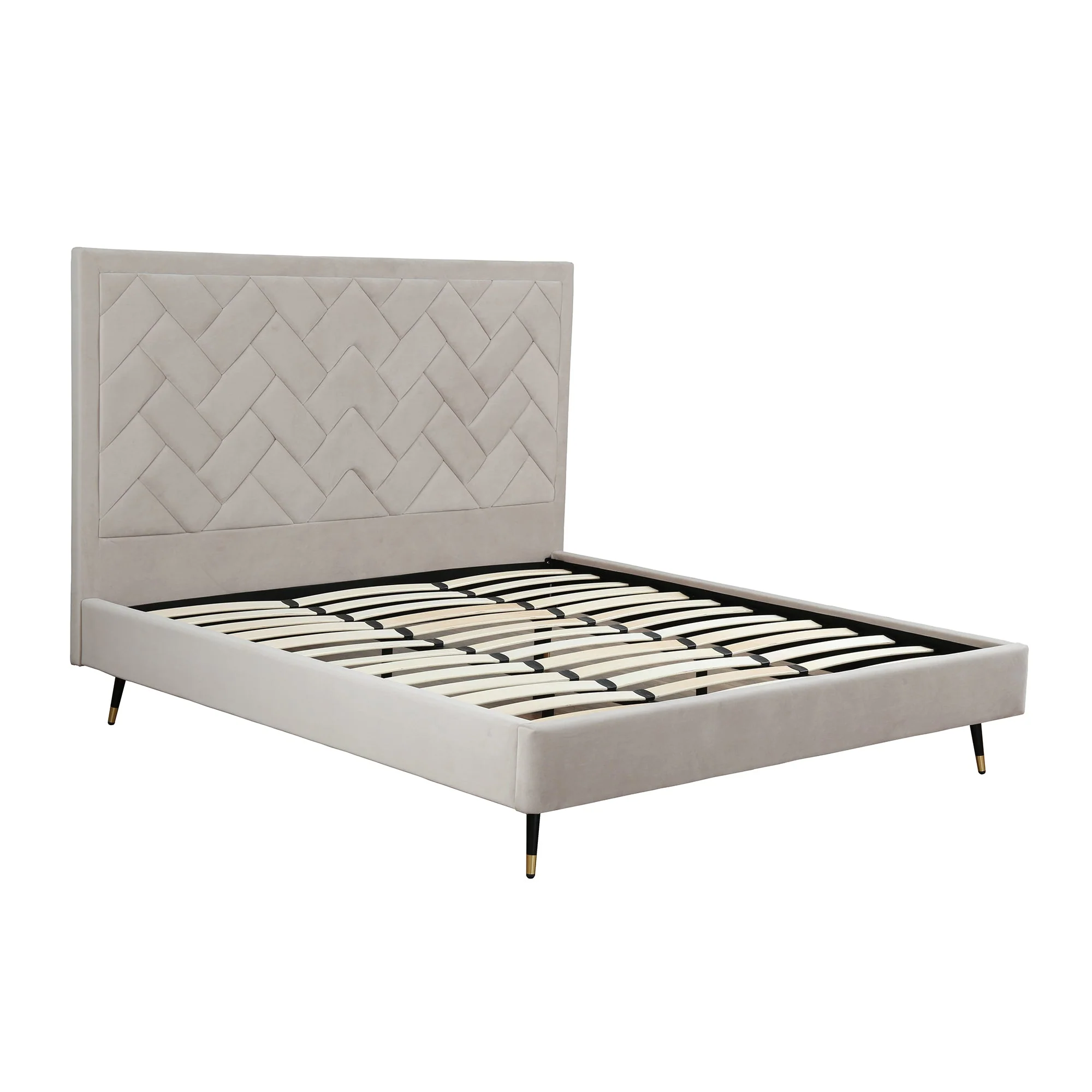 Crosby King-Size Bed in Greige - Image 9
