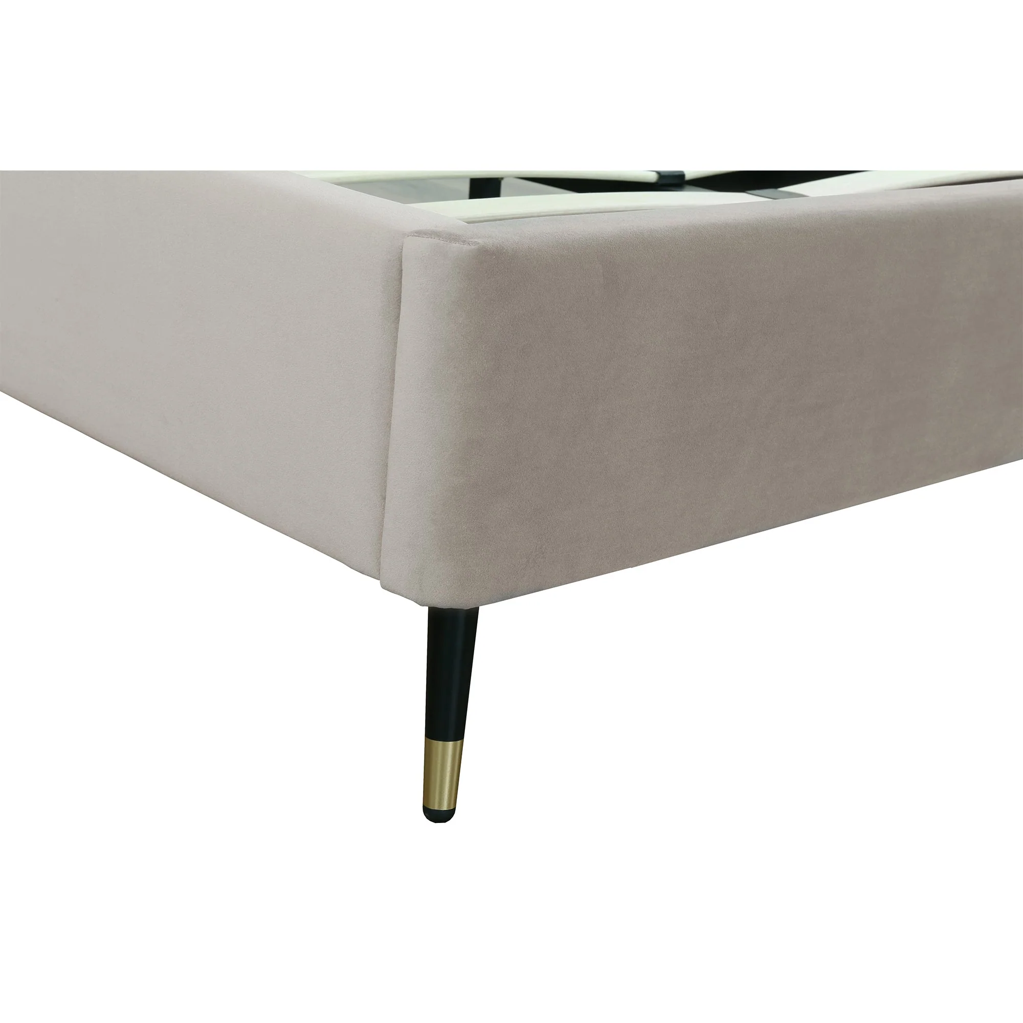 Crosby Queen-Size Bed in Greige - Image 6