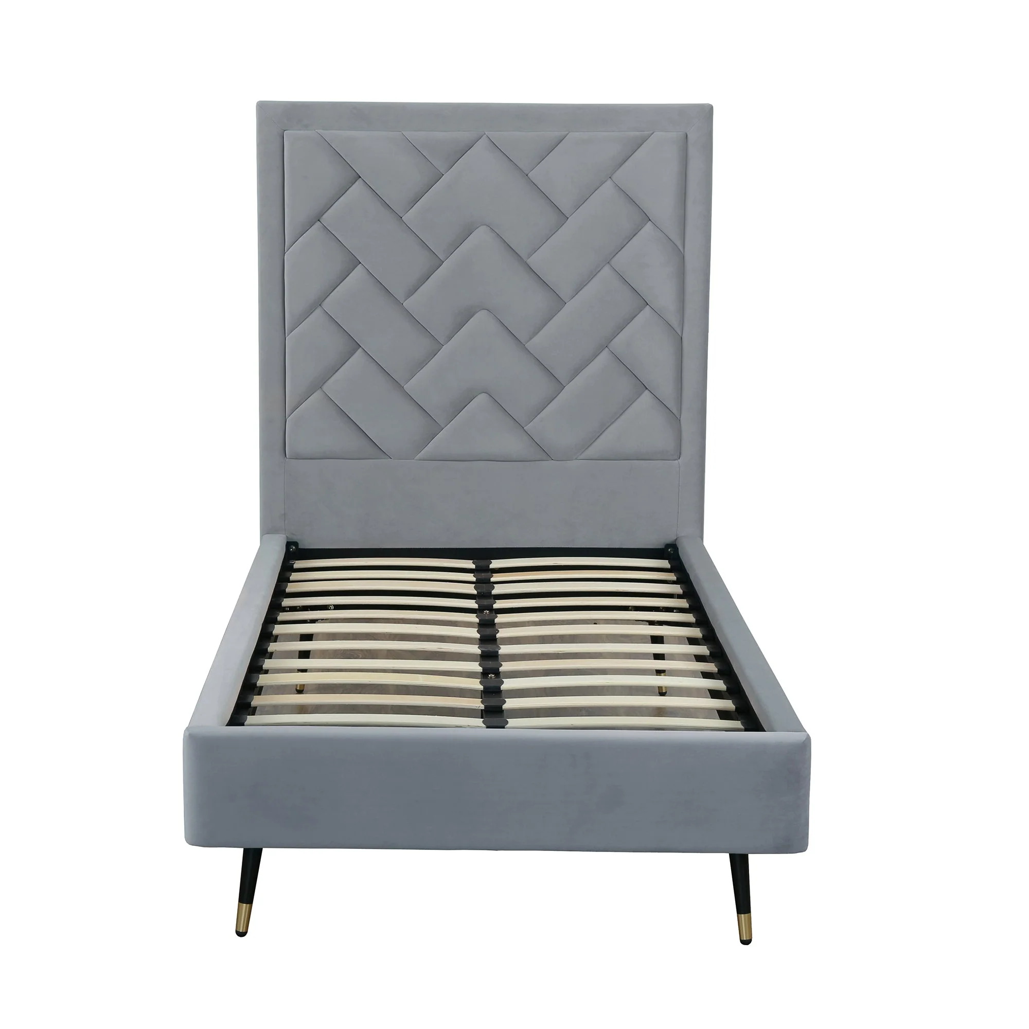 Crosby Twin-Size Bed in Grey - Image 7