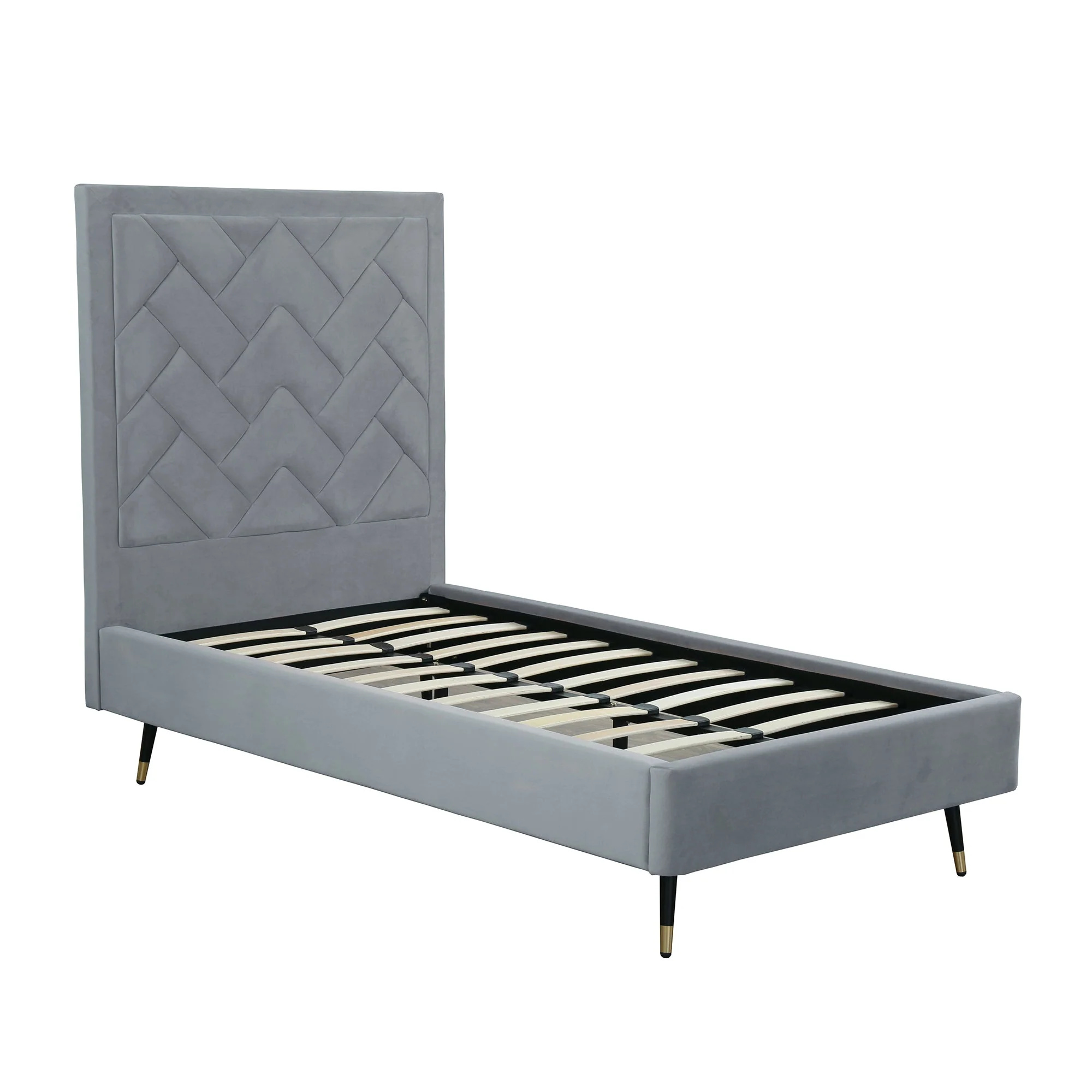 Crosby Twin-Size Bed in Grey - Image 9