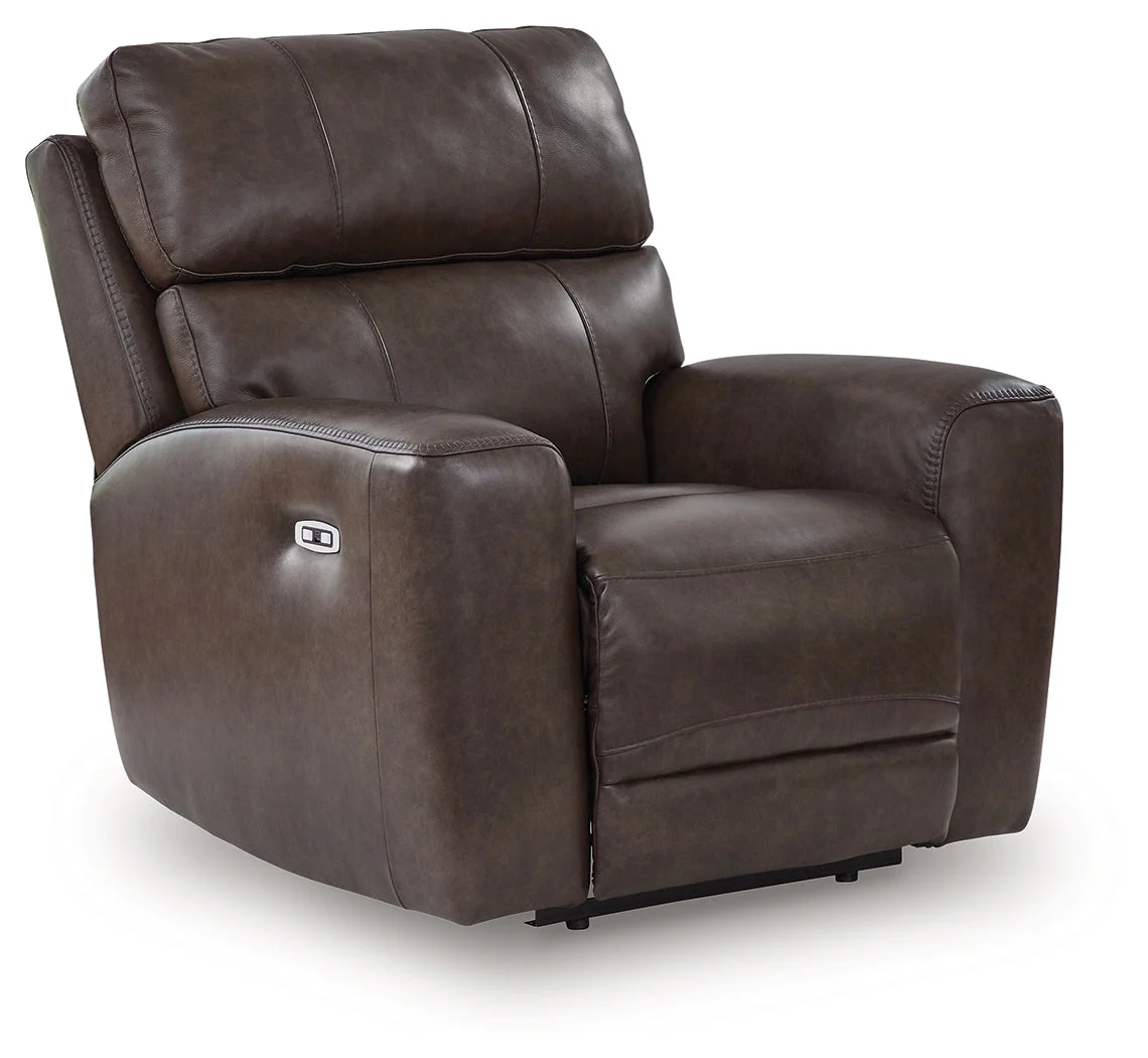 Crossplex Smoke Power Recliner - Image 2