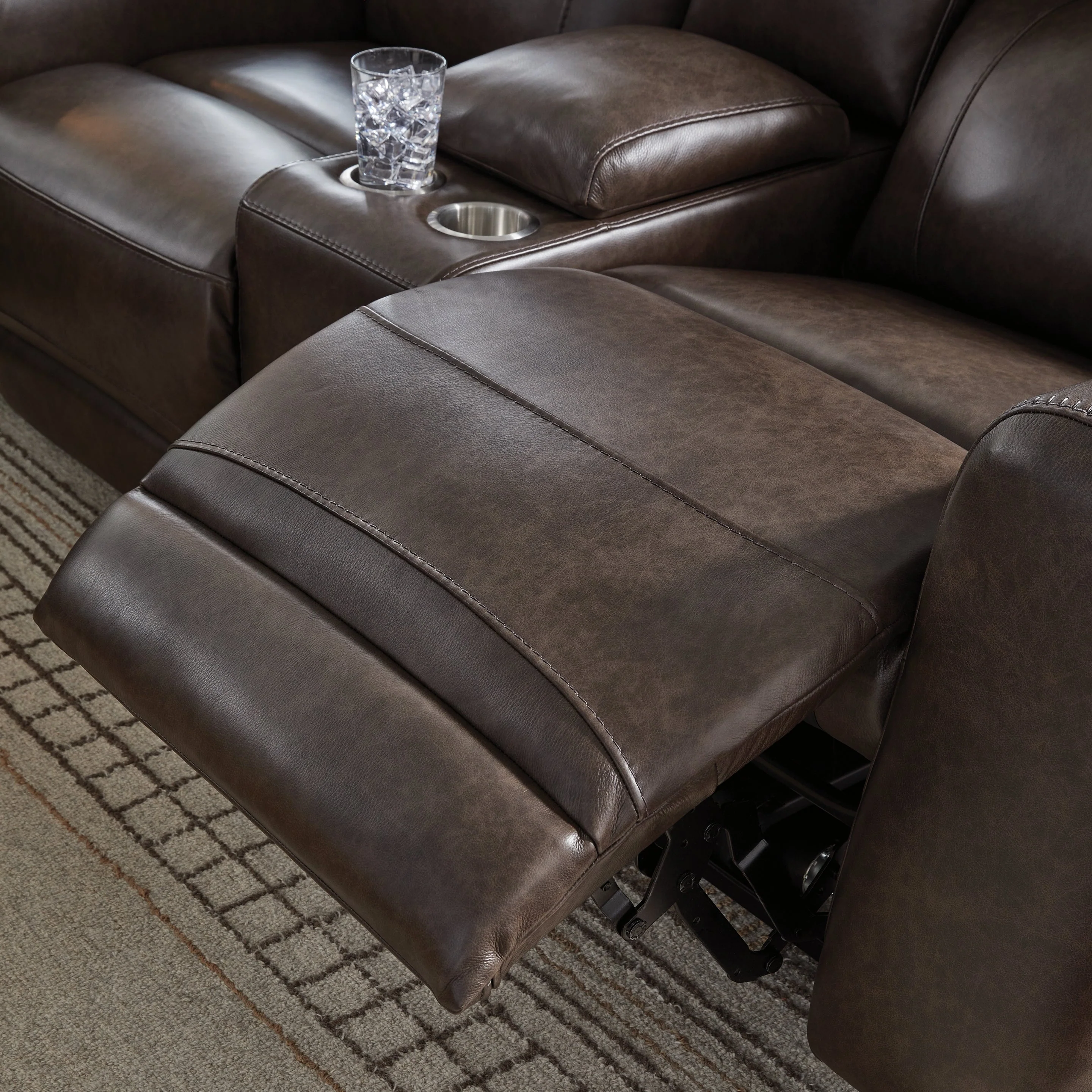 Crossplex Smoke Power Reclining Sofa and Loveseat - Image 8