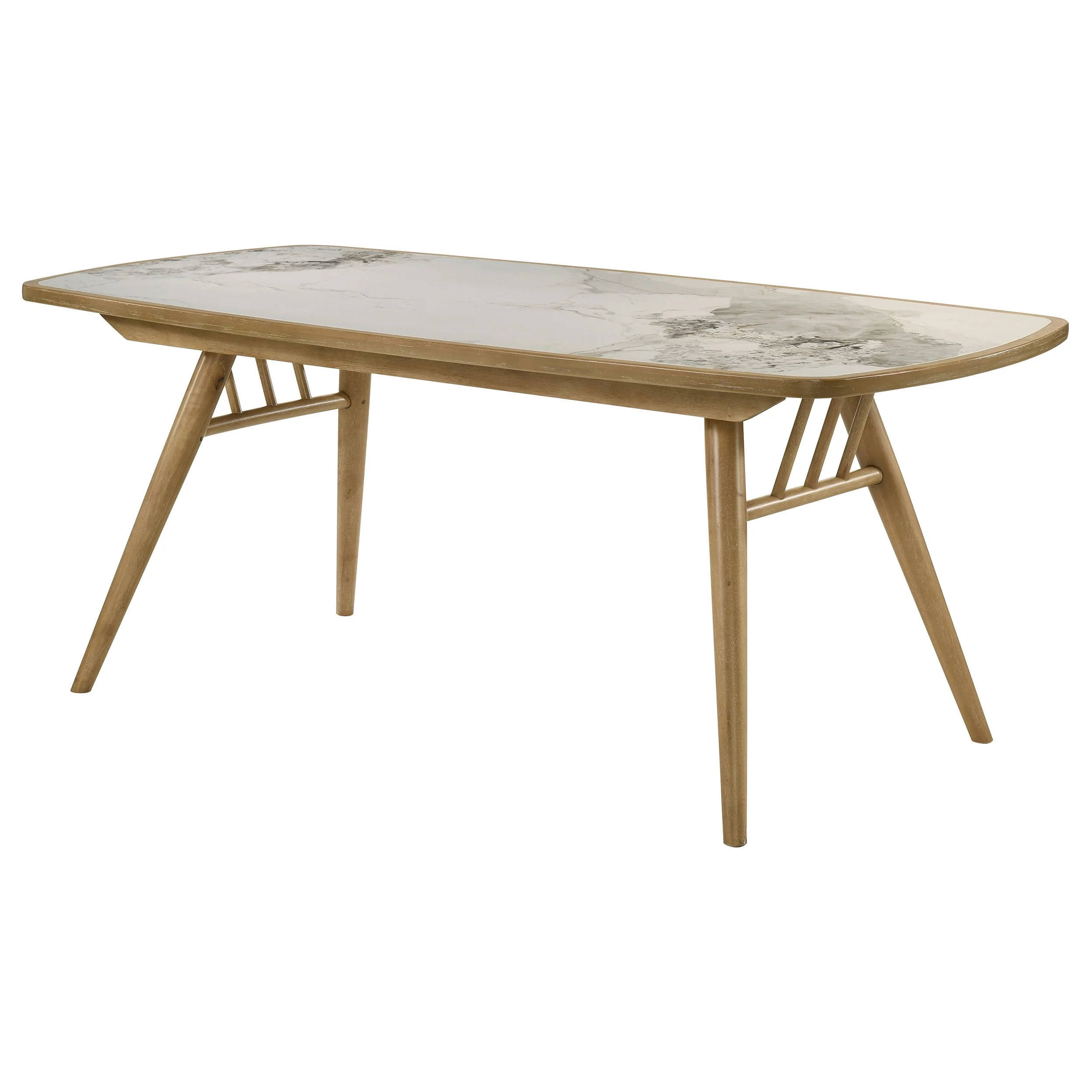Croyden Weathered Natural 73-inch Rectangular Dining Table - Image 4