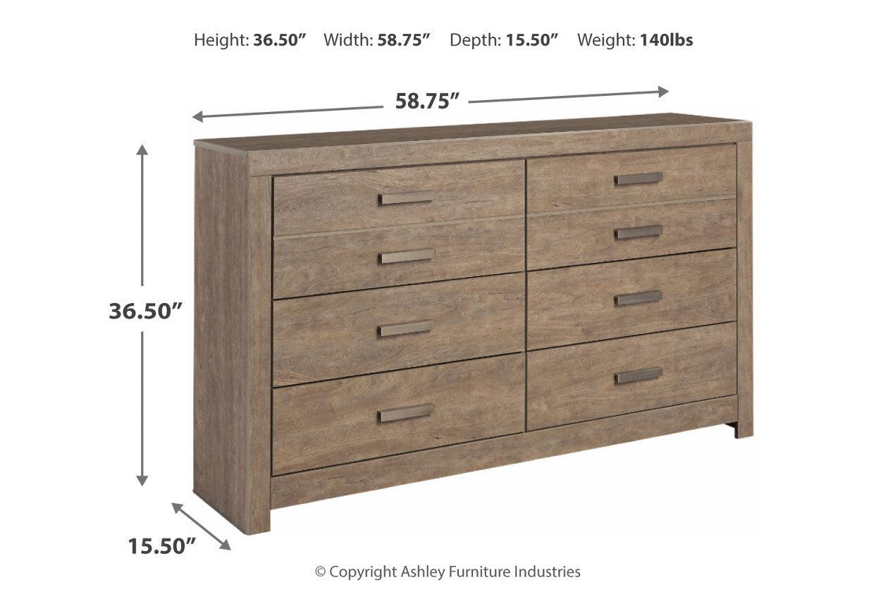 Culverbach Gray 6 Drawer Dresser - Image 4