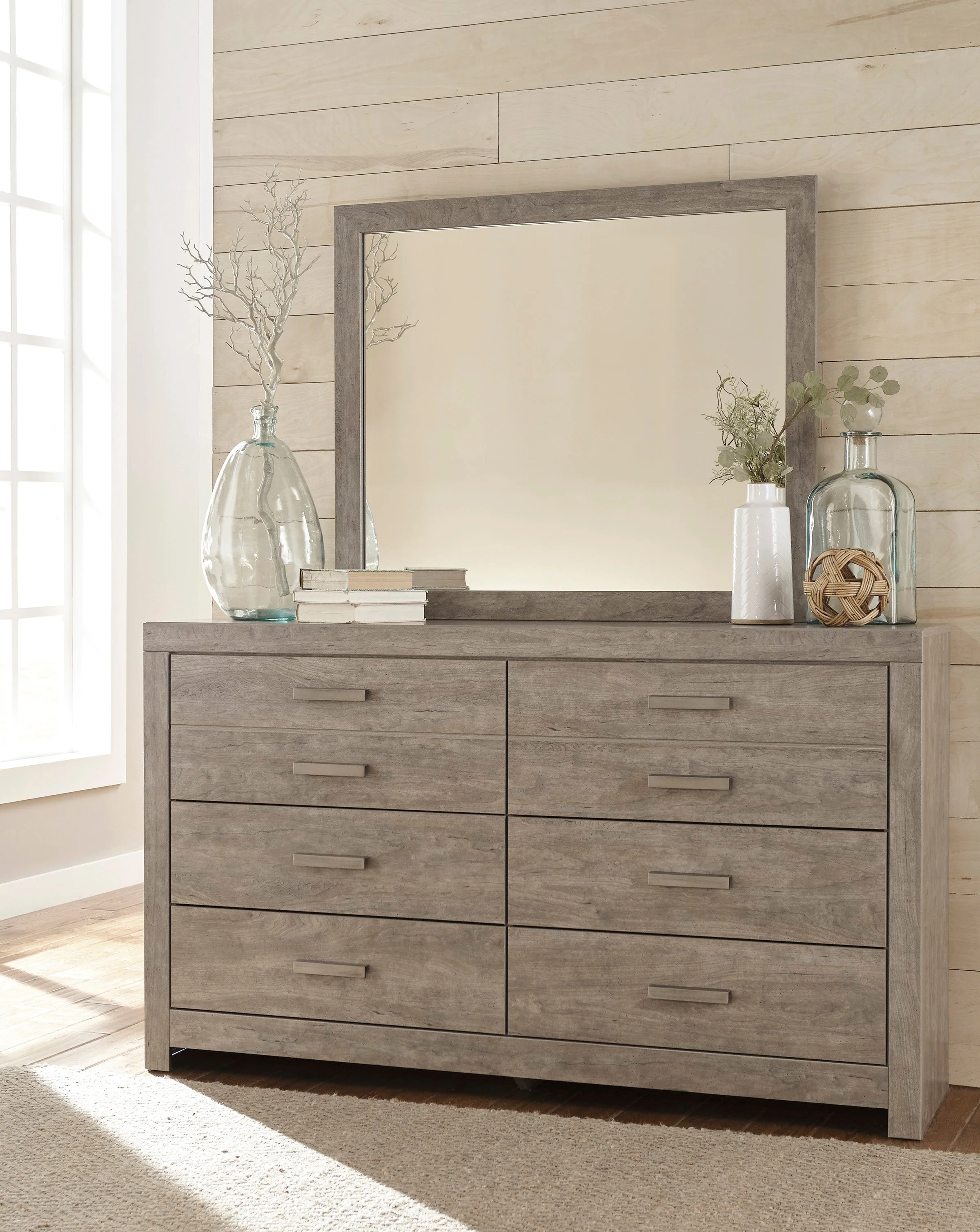 Culverbach Gray Upholstered Panel Bedroom Set - Image 5