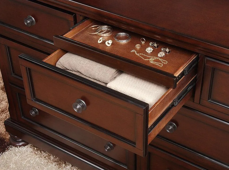 Cumberland Brown Cherry Dresser - Image 5