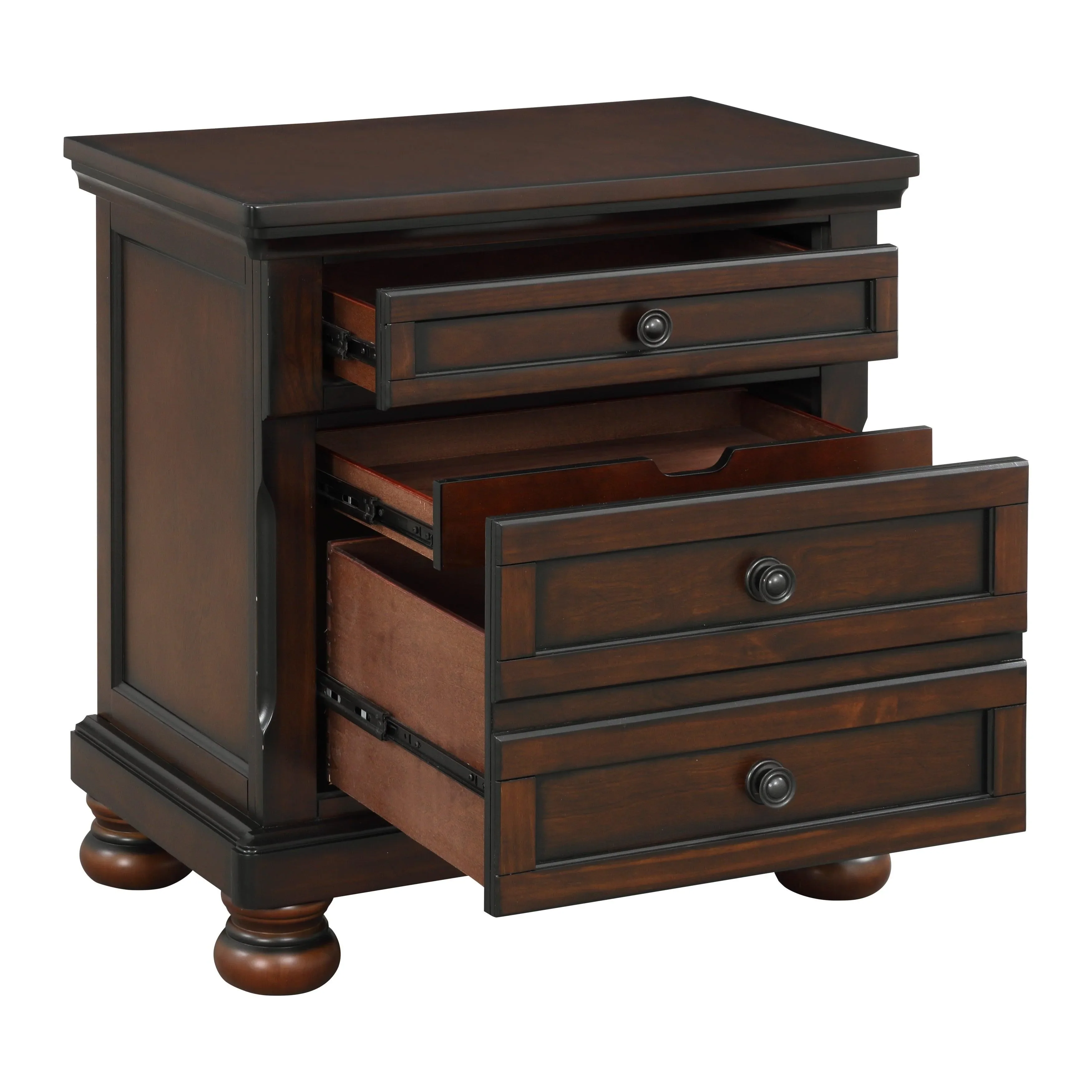Cumberland Brown Cherry Nightstand - Image 4