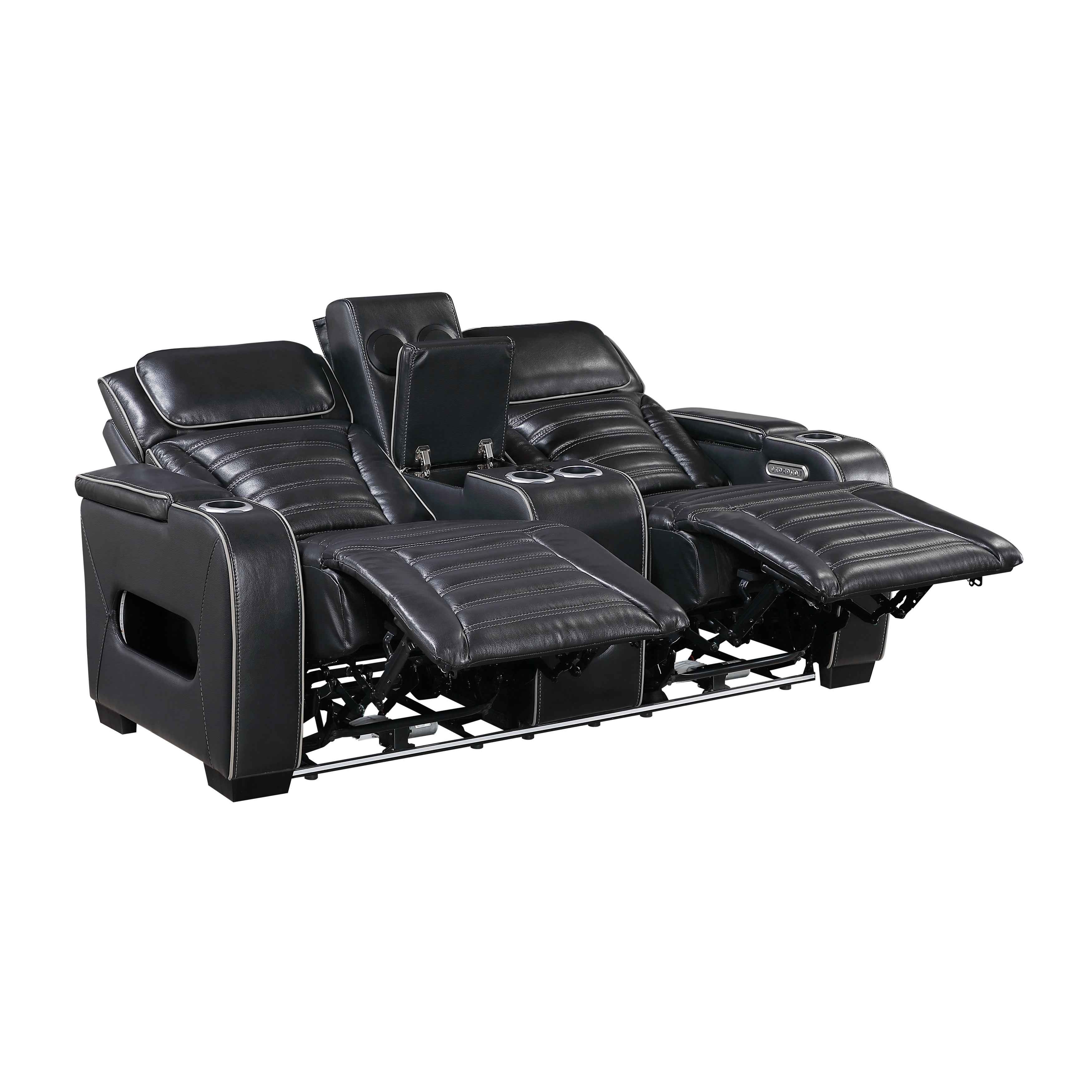 Cyber Black Power Reclining Living Room Set - Image 10