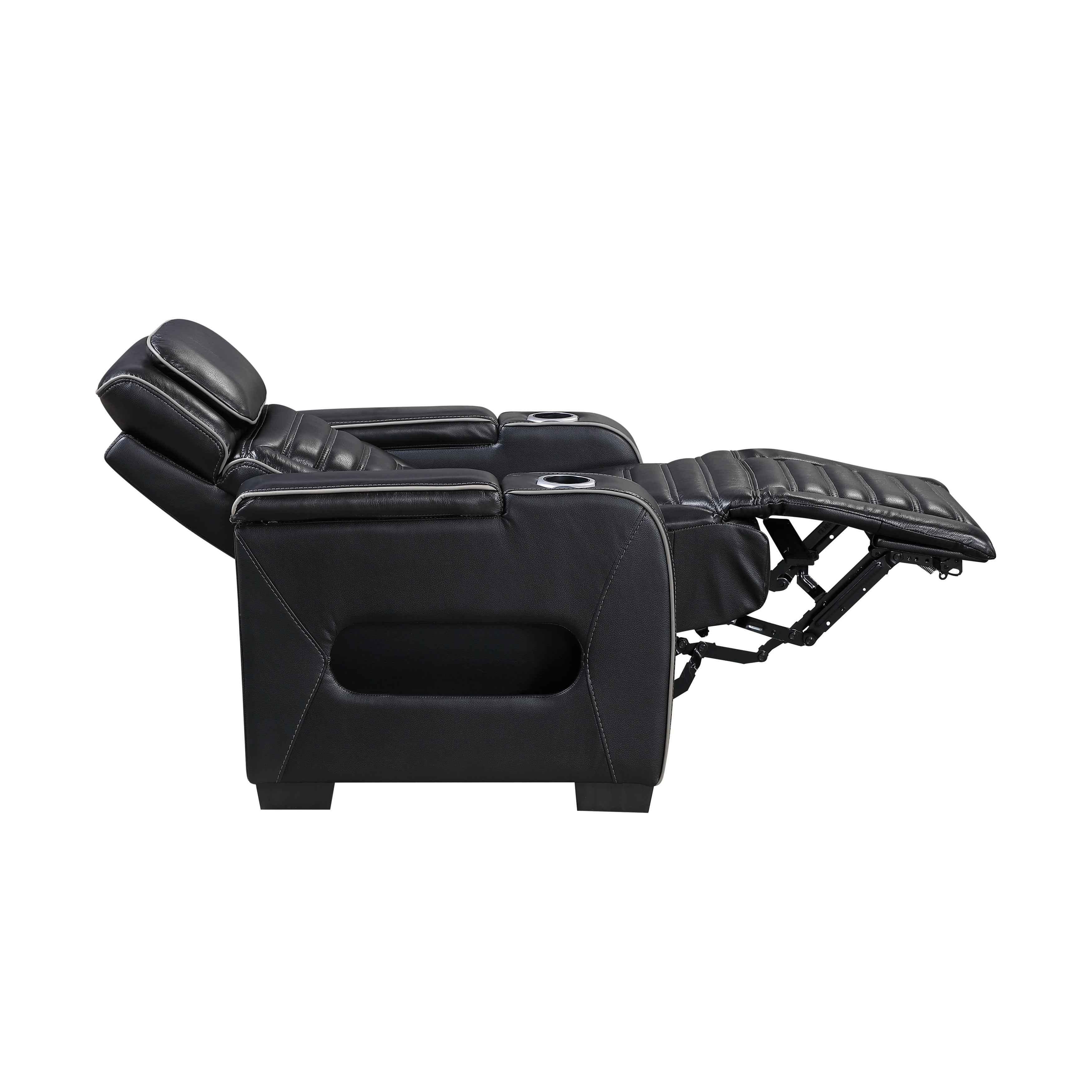 Cyber Black Power Reclining Living Room Set - Image 18