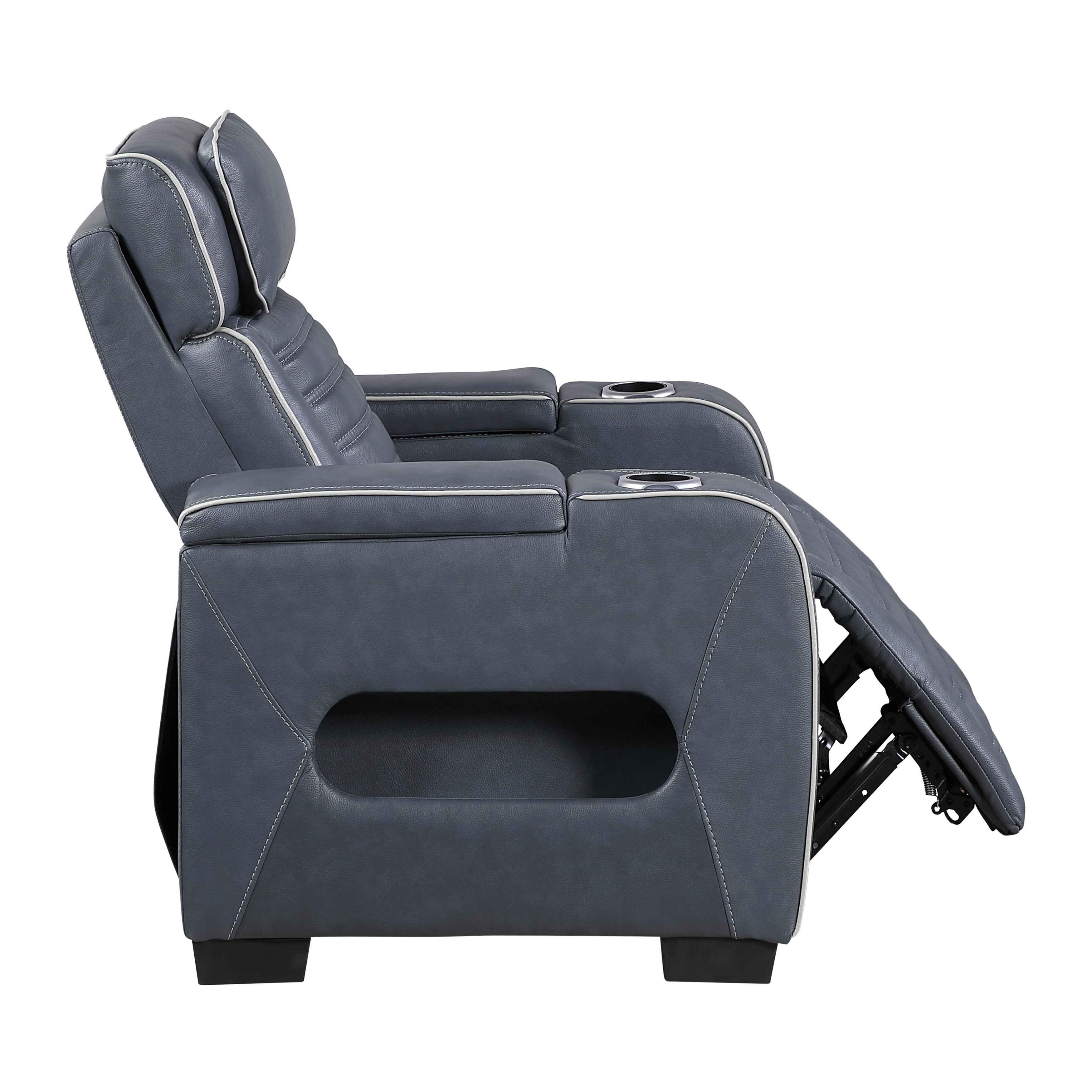 Cyber Blue Power Reclining Living Room Set - Image 26