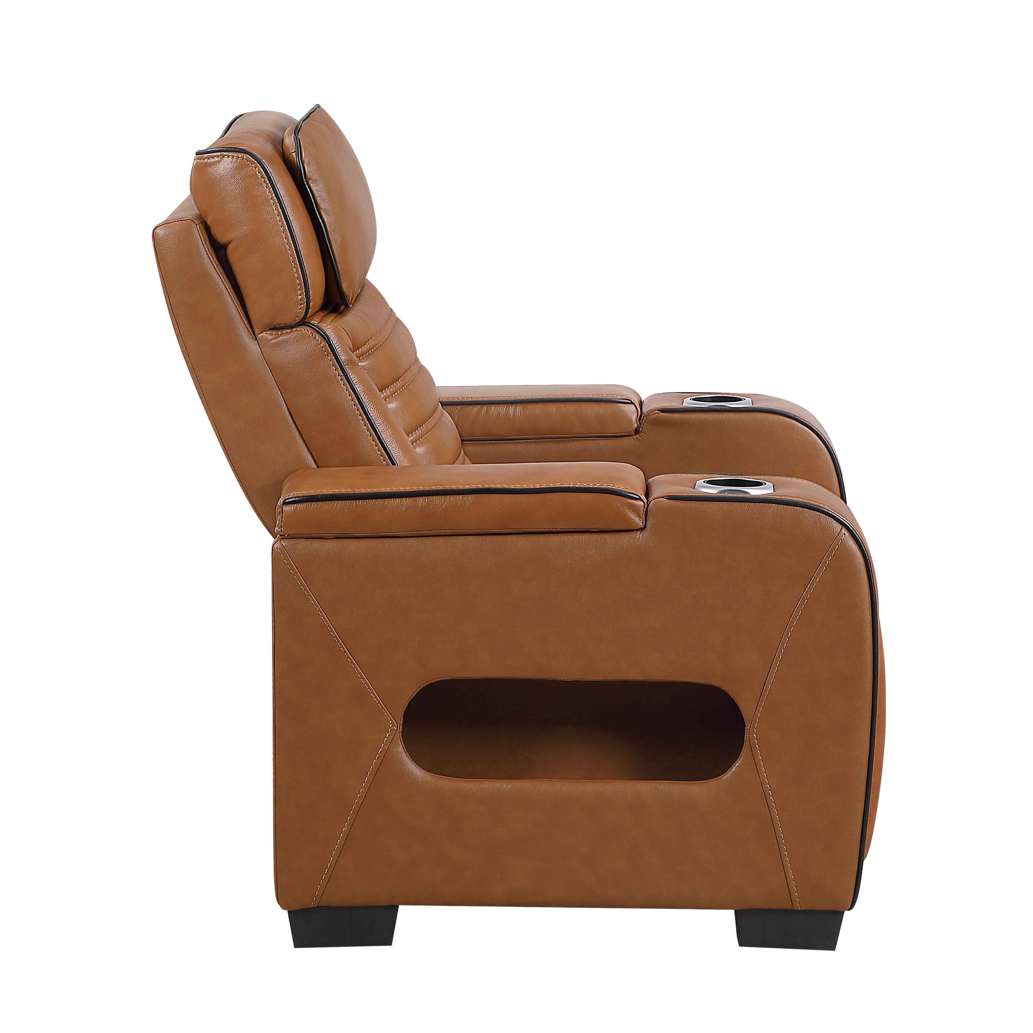Cyber Brown 3-Piece Power Reclining Living Room Set - Image 19