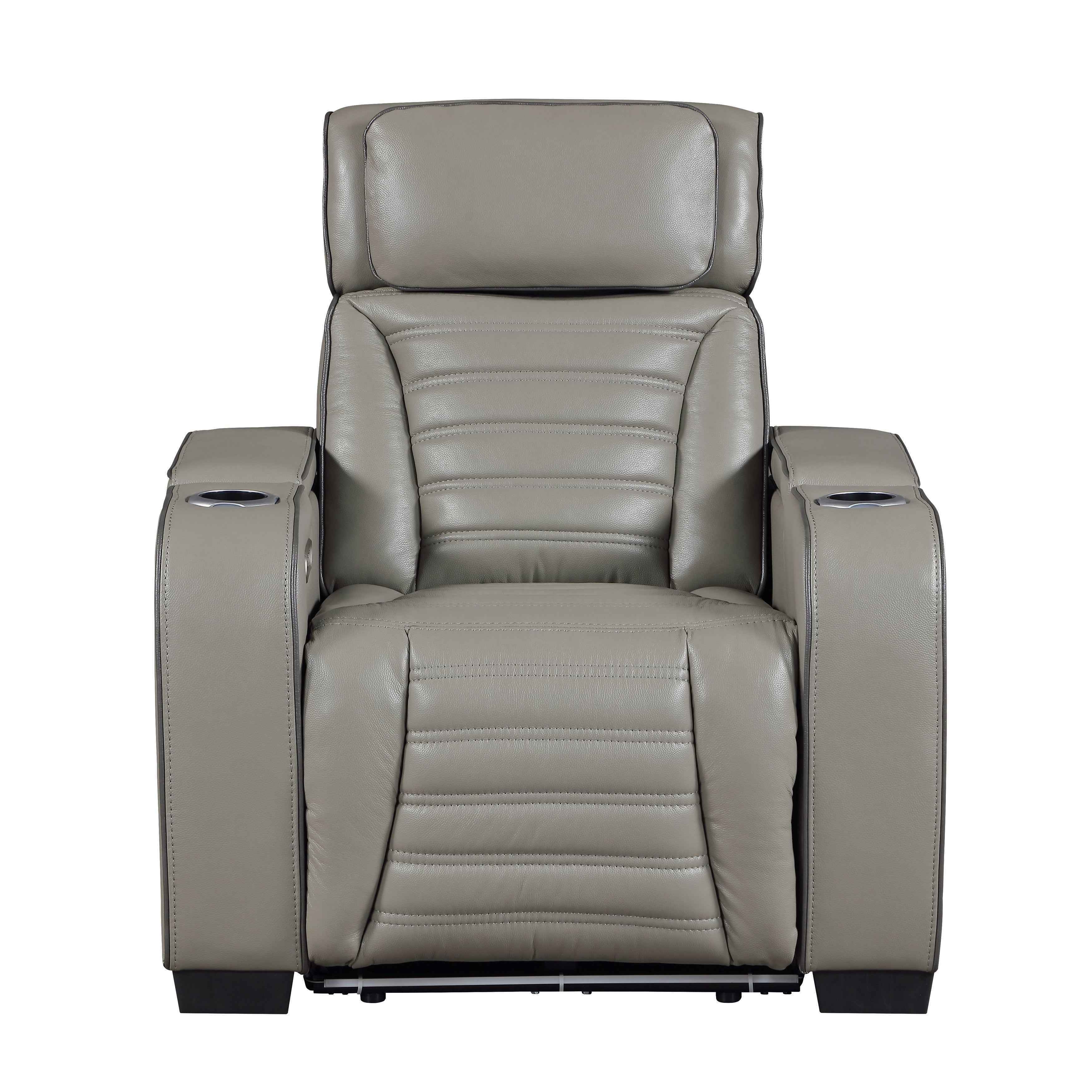 Cyber Gray 3-Piece Power Reclining Living Room Set - Image 19