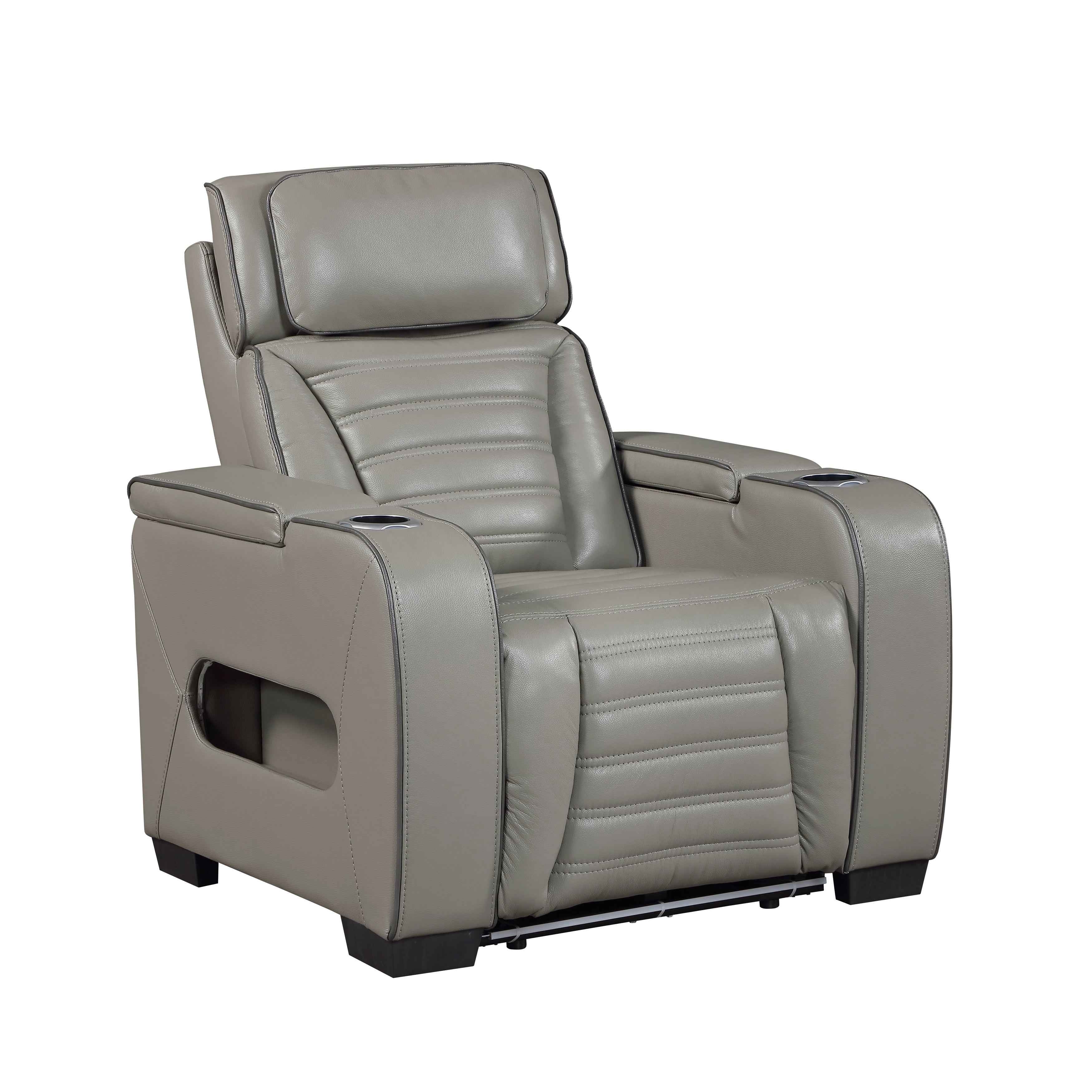 Cyber Gray 3-Piece Power Reclining Living Room Set - Image 20