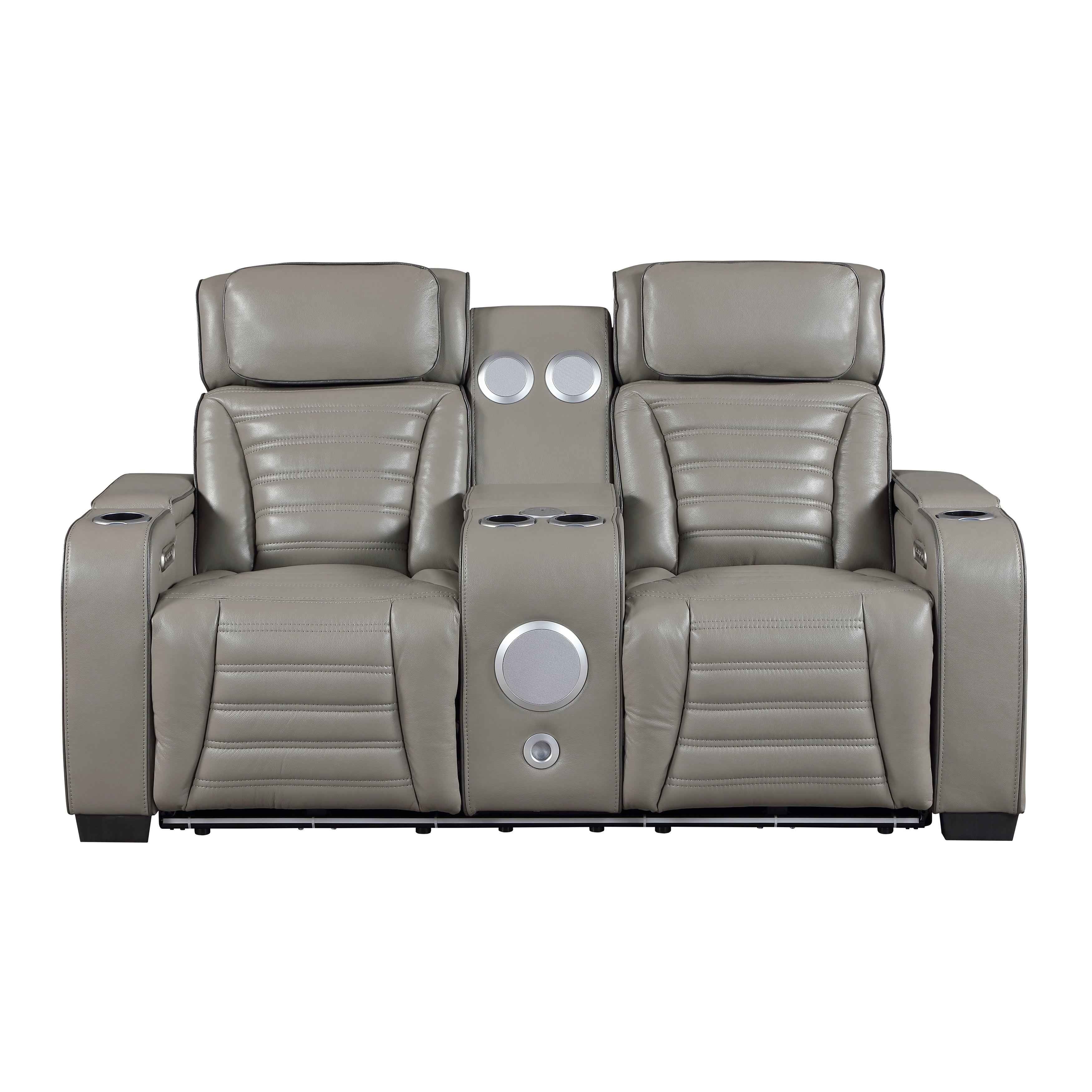 Cyber Gray Power Reclining Living Room Set - Image 10
