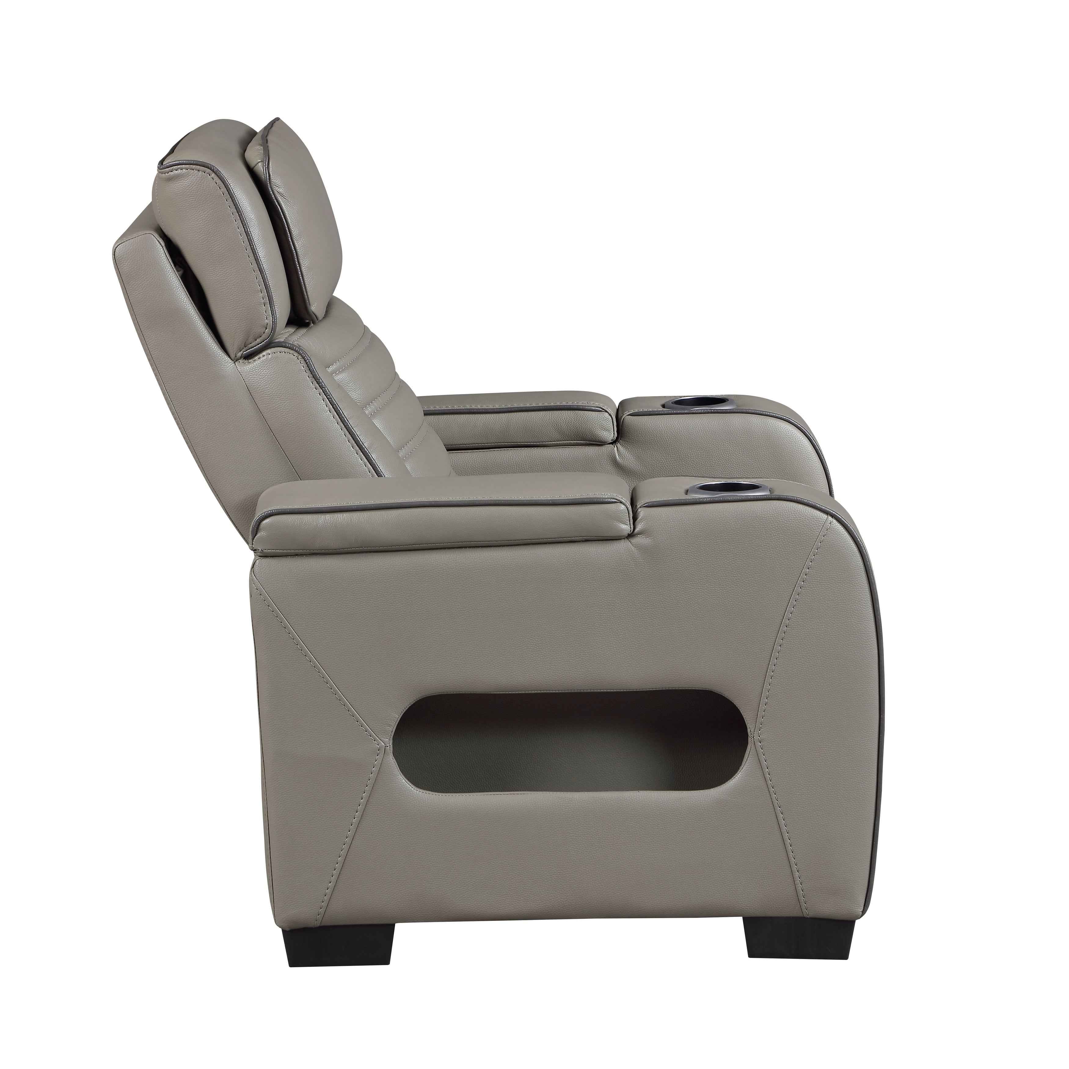 Cyber Gray Power Reclining Living Room Set - Image 21