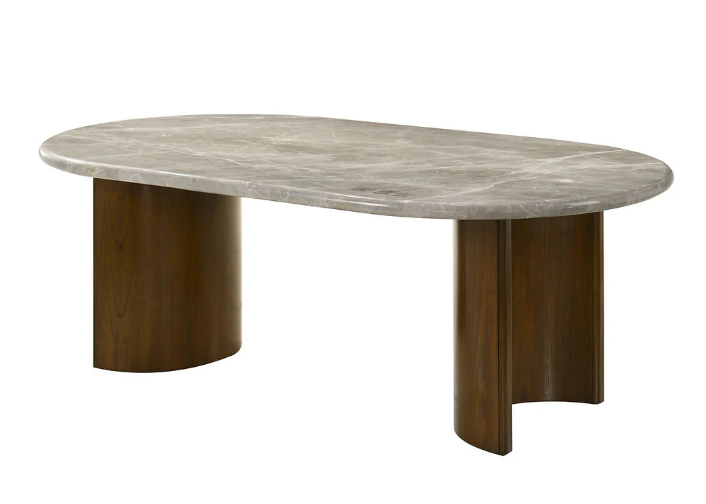 Cyra Marble Top 7-Piece Dining Room Set - Image 2