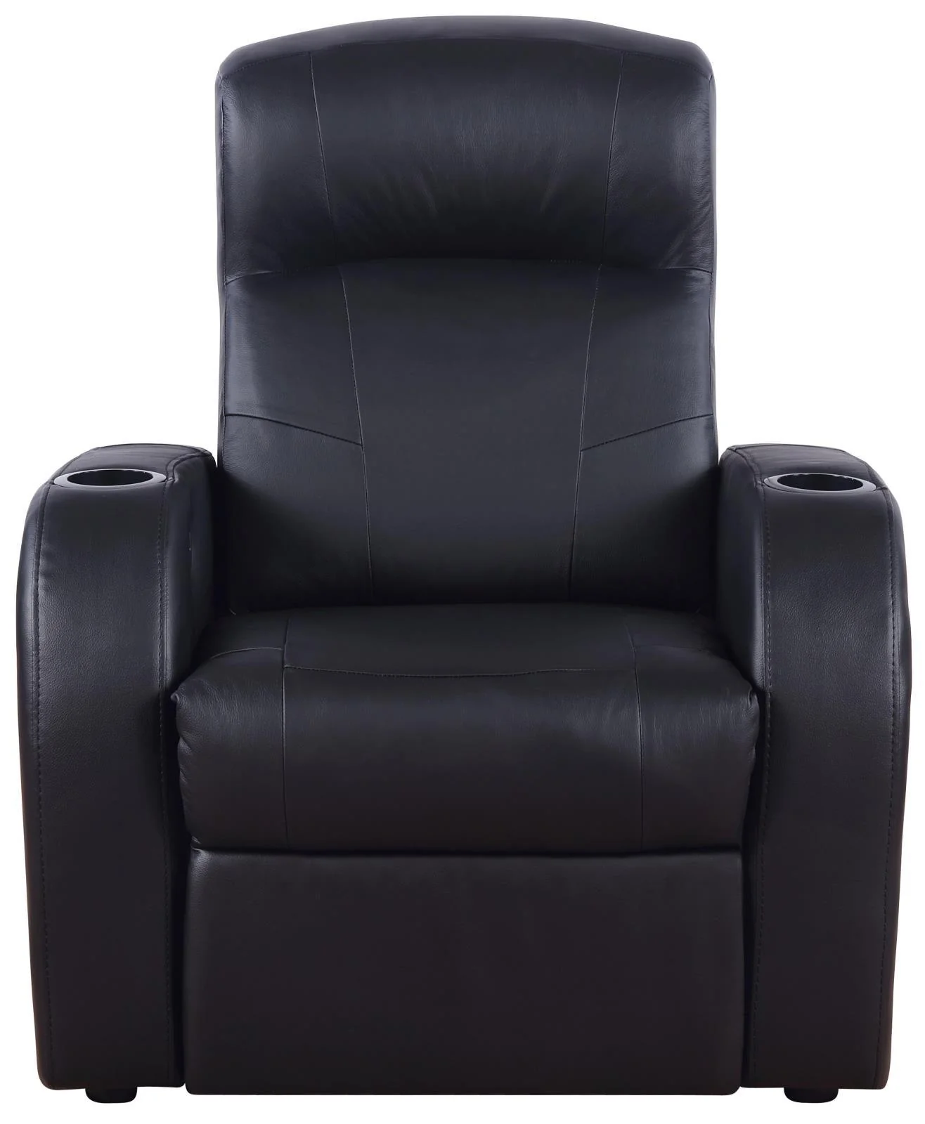 Cyrus Black Upholstered 7-Piece Reclining Living Room Set - Image 4