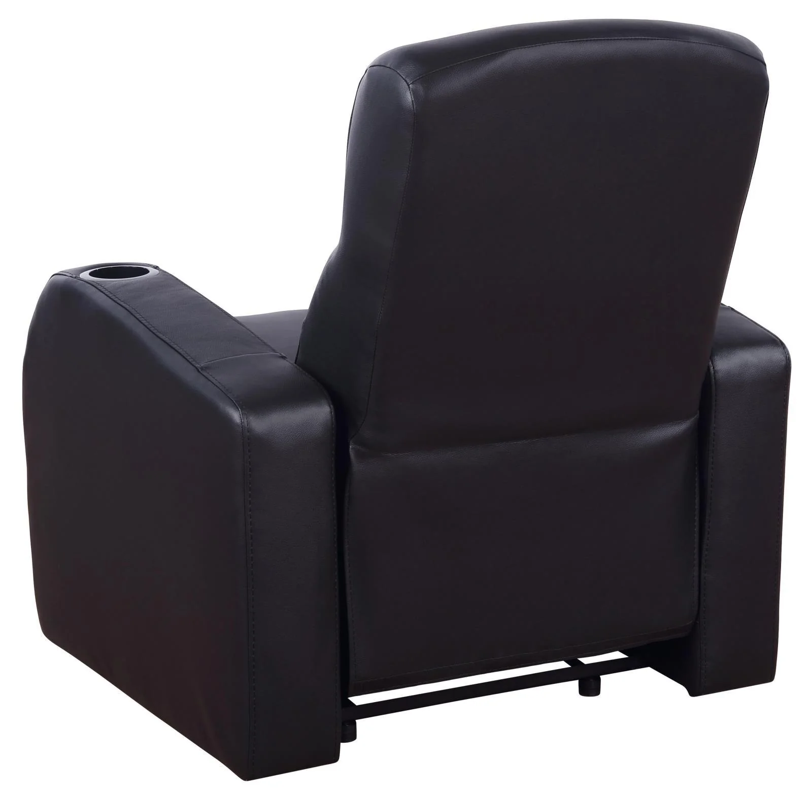 Cyrus Black Upholstered 7-Piece Reclining Living Room Set - Image 5