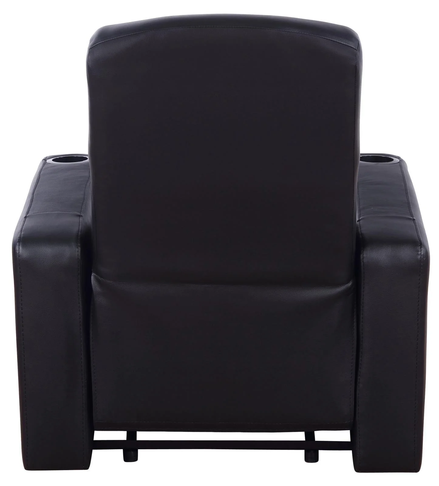 Cyrus Black Upholstered 7-Piece Reclining Living Room Set - Image 6
