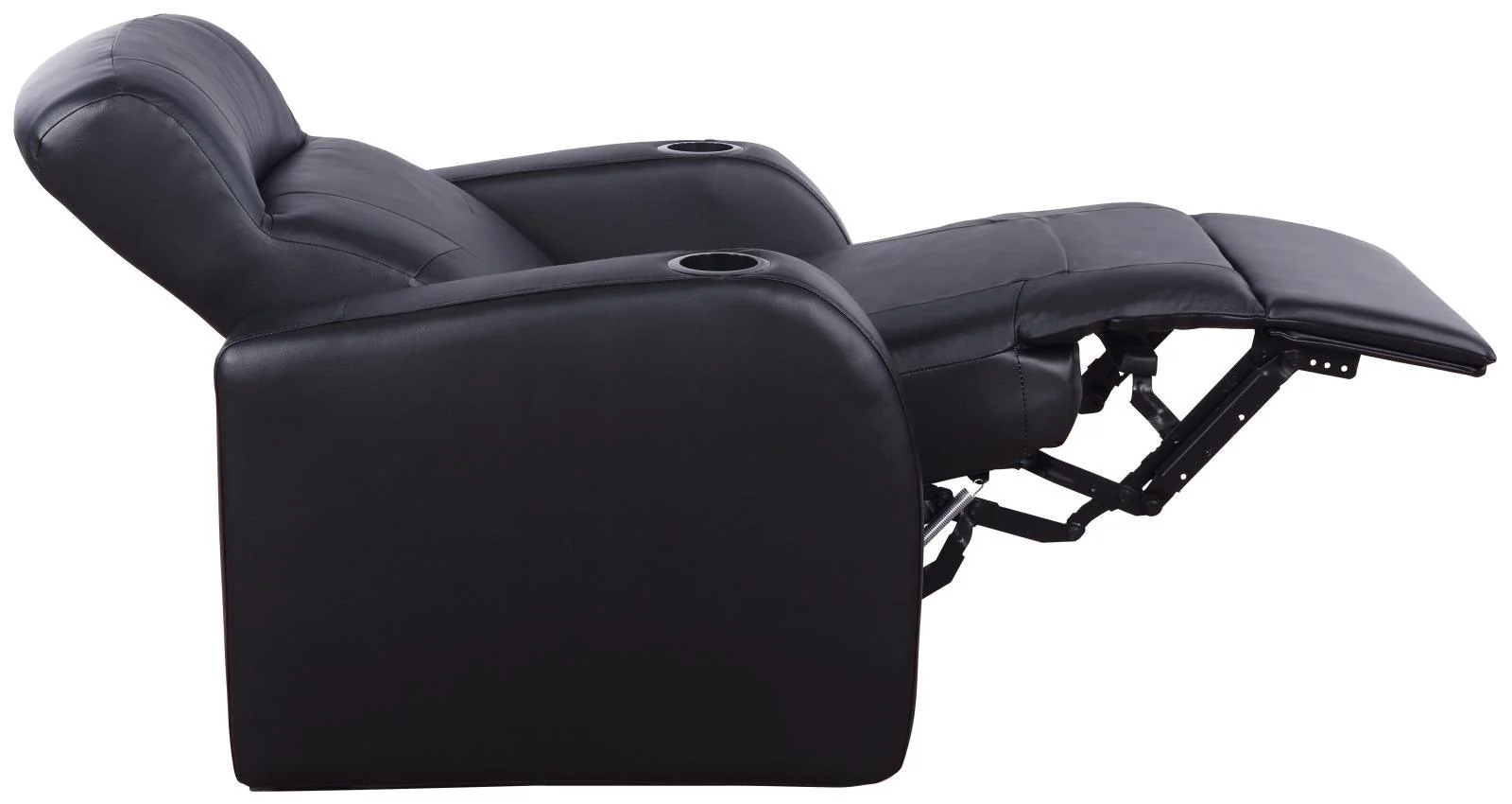 Cyrus Black Upholstered 7-Piece Reclining Living Room Set - Image 8