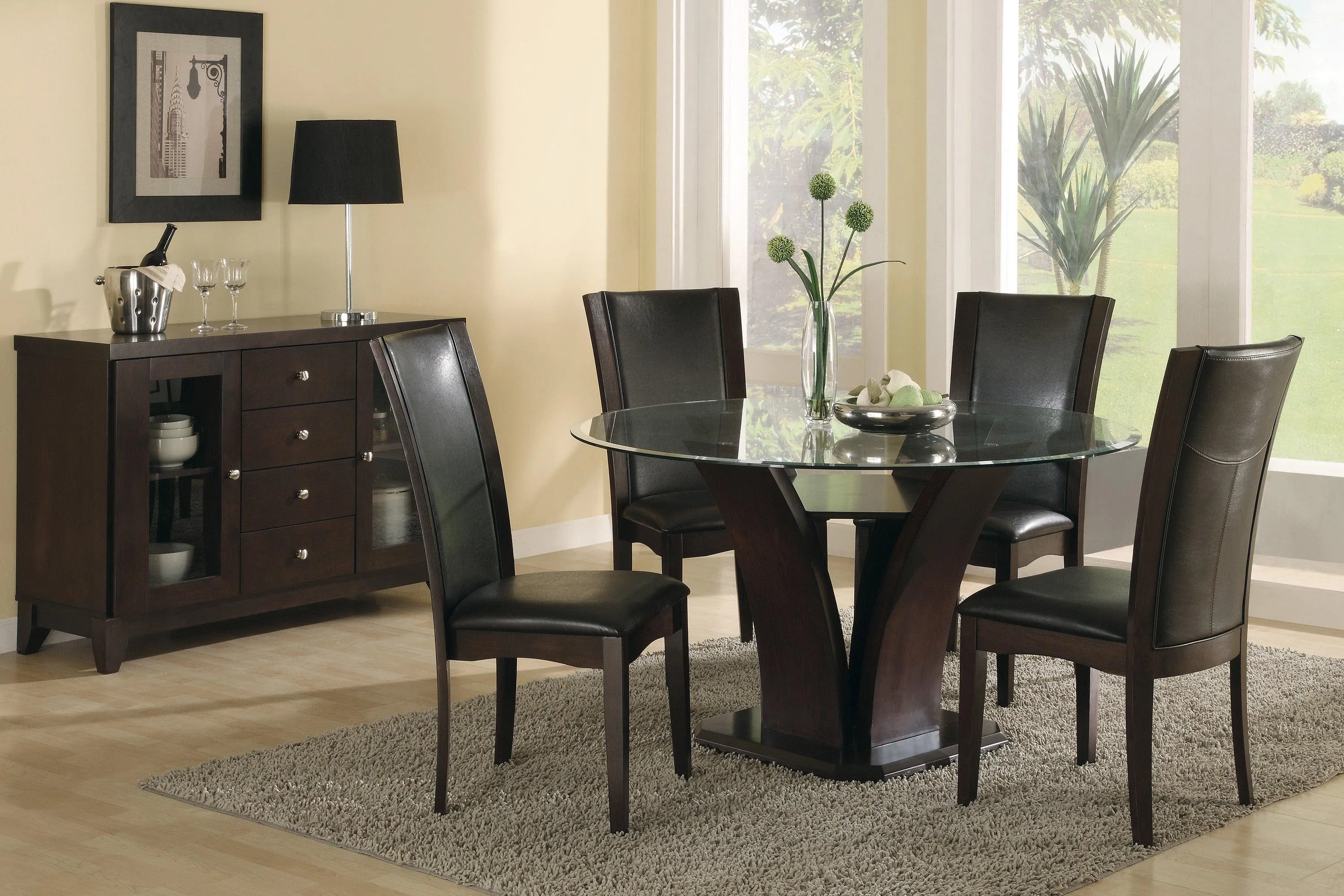Daisy Dark Brown Side Chair, Set of 2 - Image 2