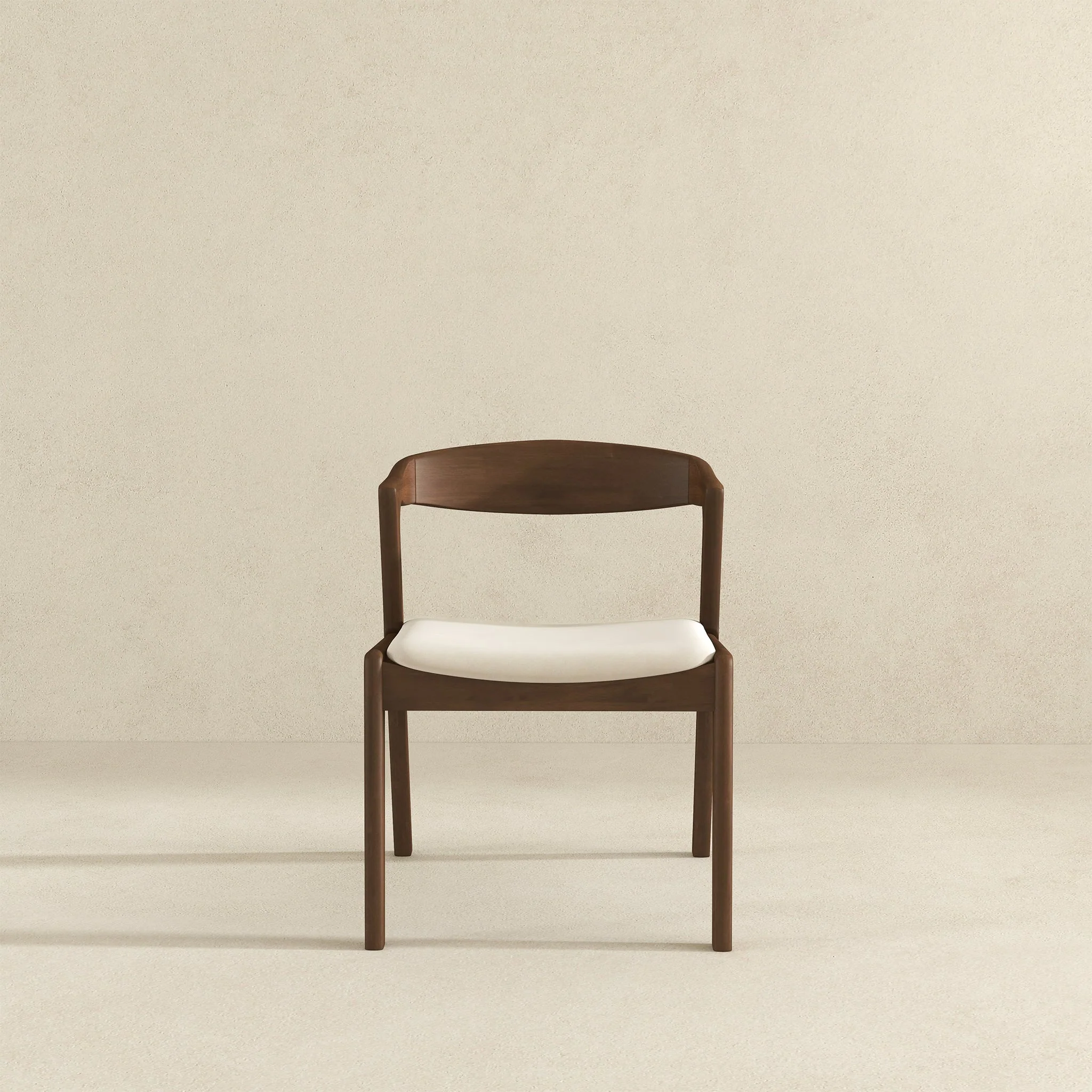 Dakota  Solid Wood Cream Velvet Dining Chair (Set Of 2) - Image 7