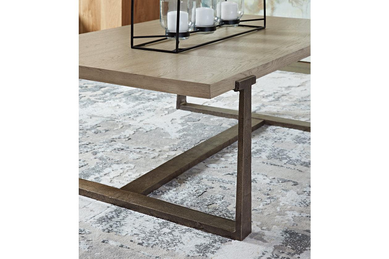 Dalenville Gray Coffee Table - Image 5