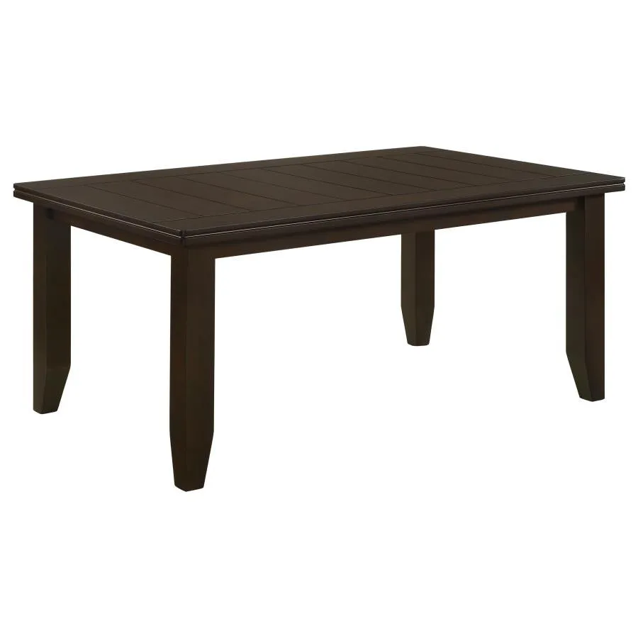 Dalila Cappuccino/Black 5-Piece Dining Set - Image 3