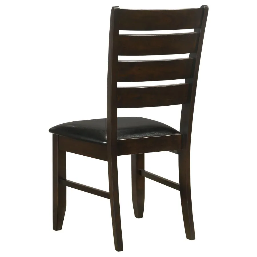 Dalila Cappuccino/Black 5-Piece Dining Set - Image 8
