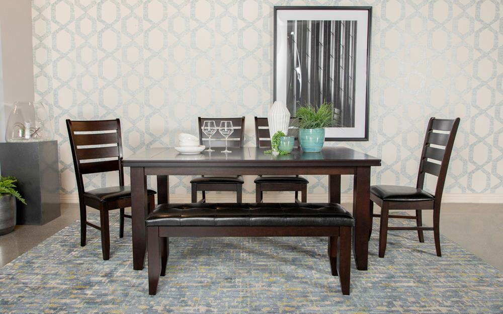 Dalila Cappuccino Rectangular Dining Table - Image 6