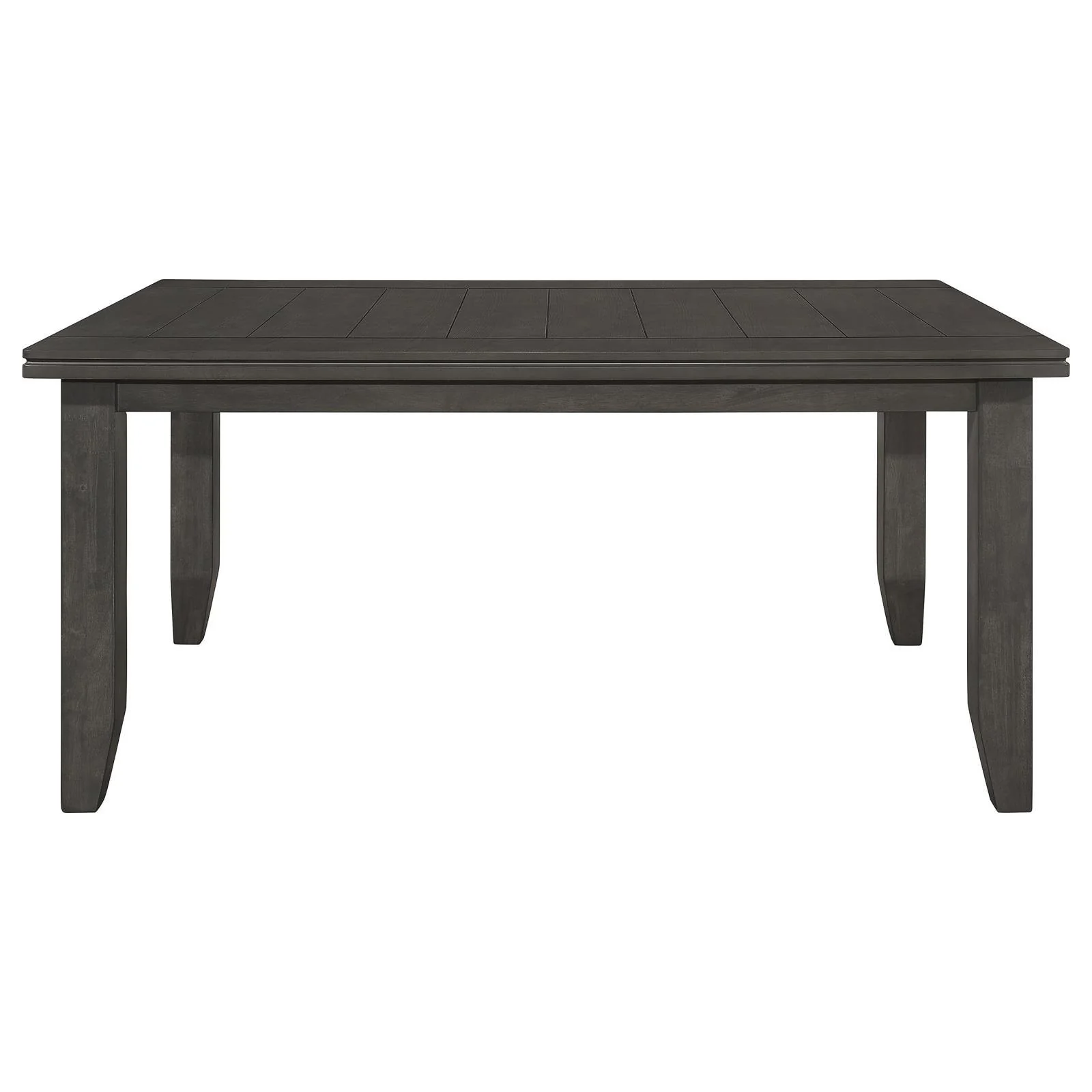 Dalila Dark Gray Rectangular Plank Top Dining Table - Image 2