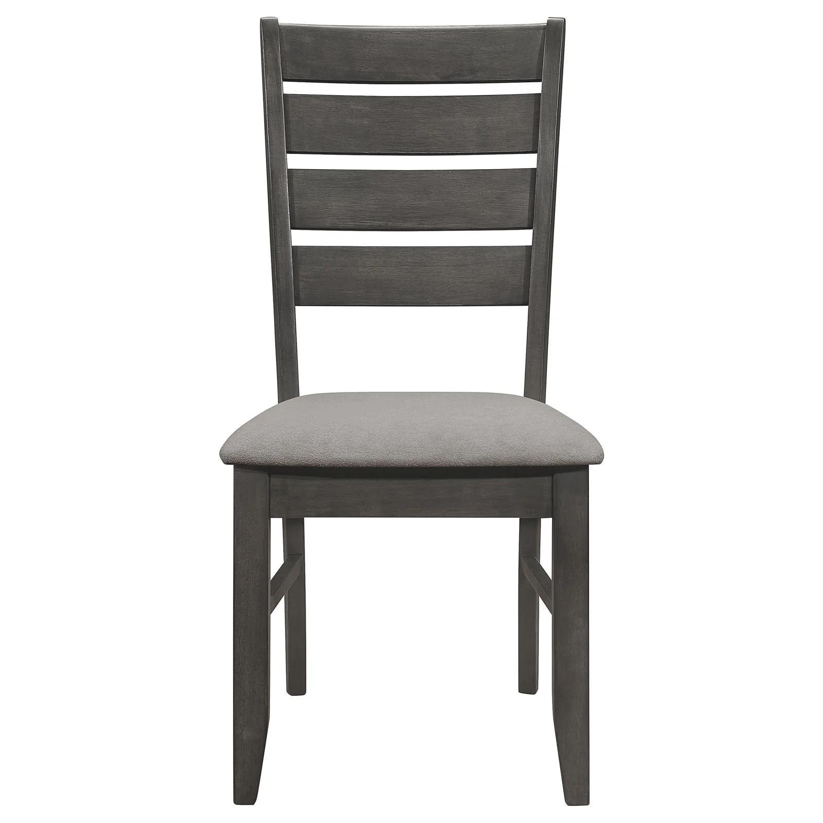 Dalila Gray/Dark Gray Ladder Back Side Chair, Set of 2 - Image 3