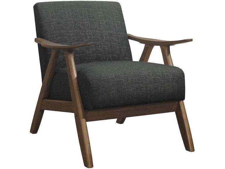 Damala Dark Gray Accent Chair - Image 3