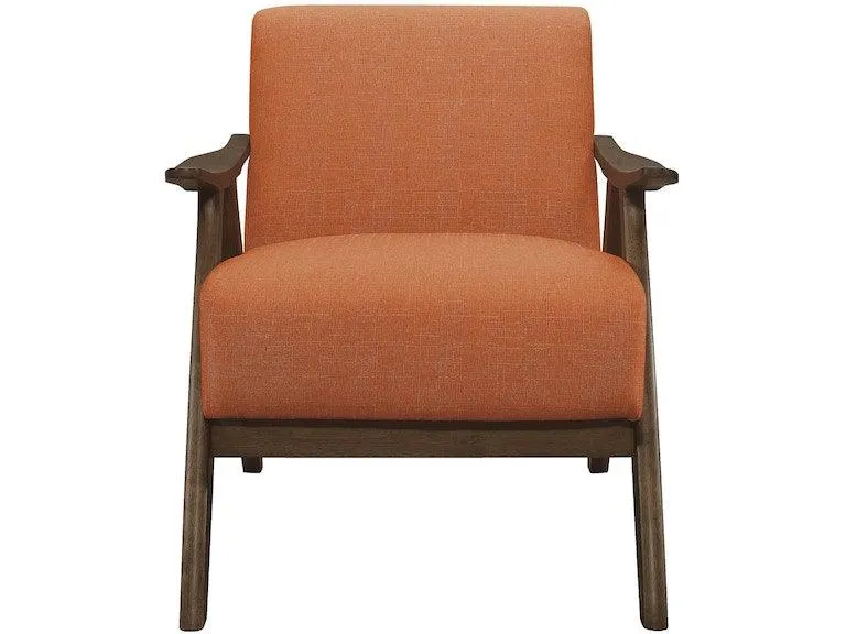 Damala Orange Accent Chair - Image 2