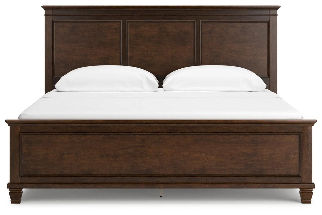 Danabrin Brown California King Panel Bed - Image 4