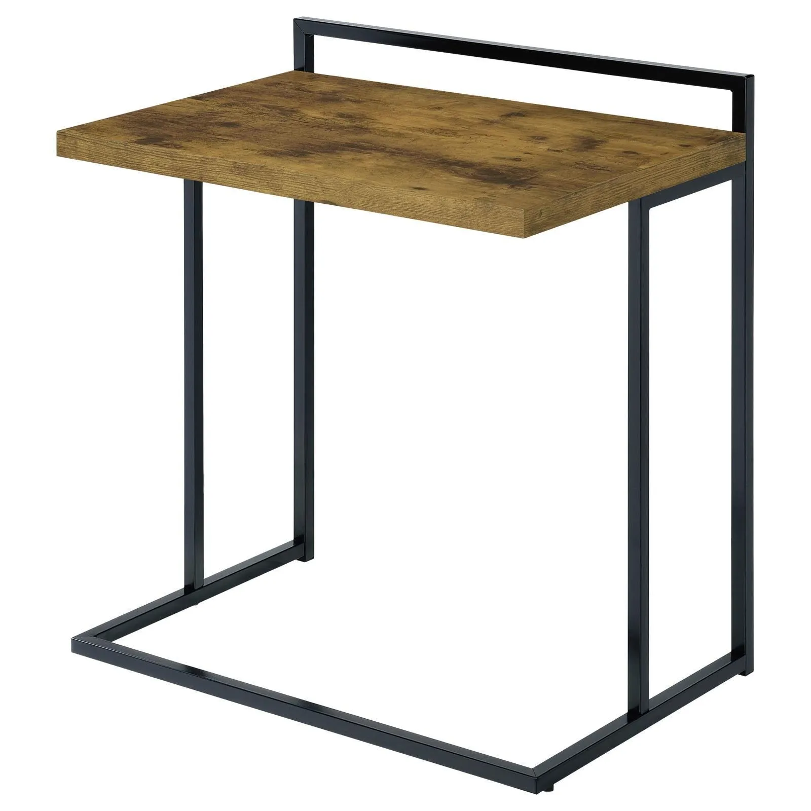 Dani Rectangular Snack Table with Metal Base - Image 2