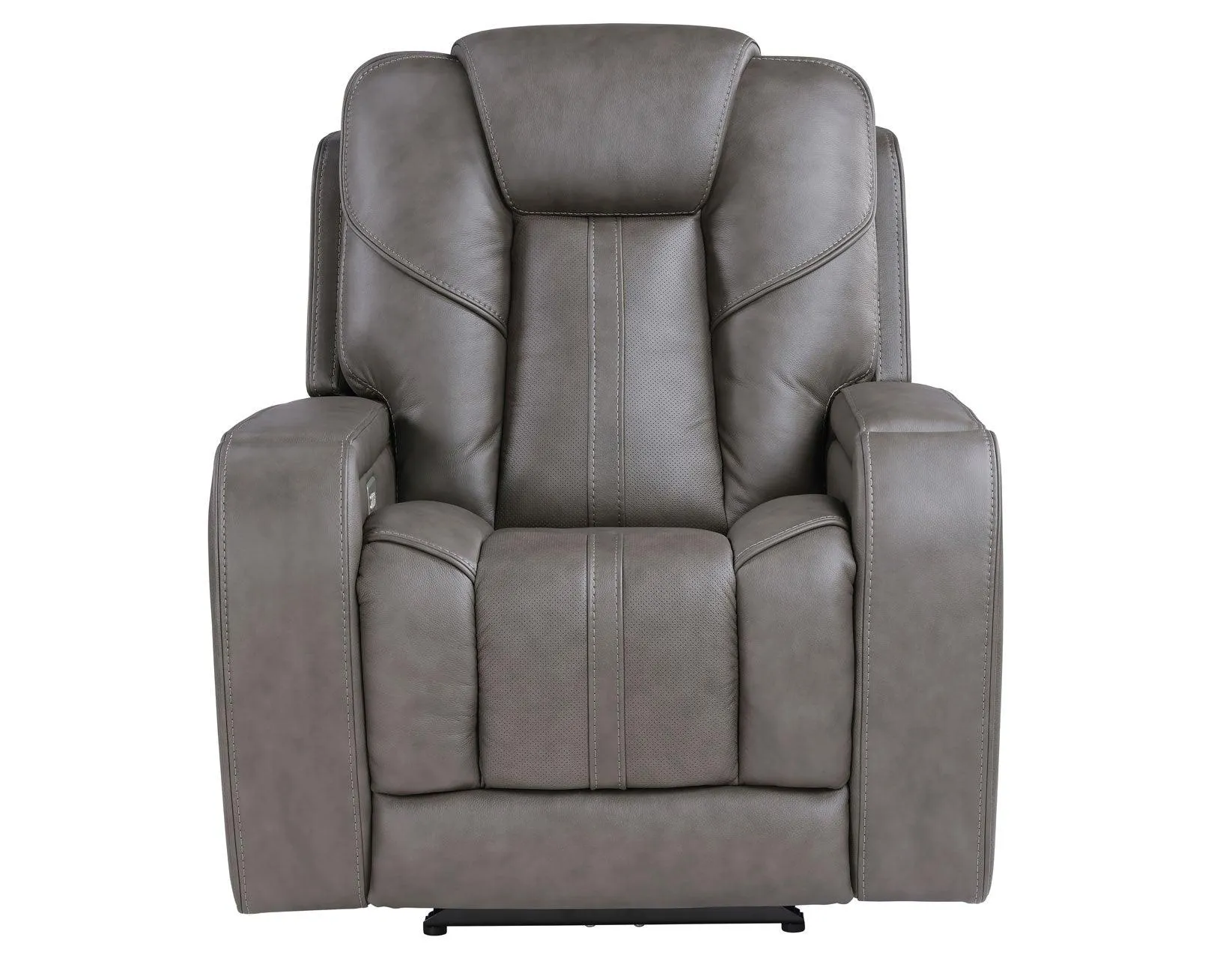 Daniel Triple Power Home Theater Leather Recliner with Built-in Speakers - Image 5